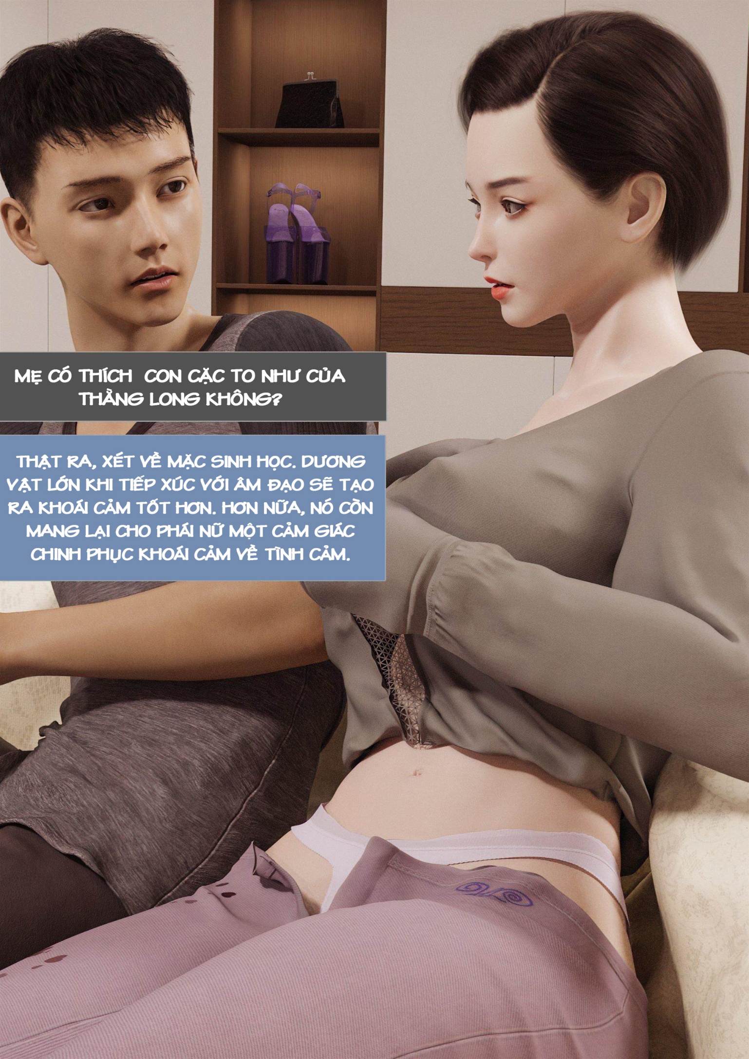 HentaiVN.net - Ảnh 48 - Ham Muốn Kì Lạ Với Mẹ - Chương 1 Sở Thích Kì Lạ Của Con Trai và Buổi Chụp Ảnh Của Hai Mẹ Con