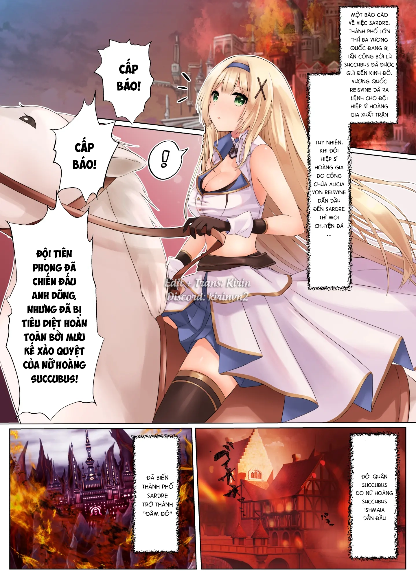 HentaiVN.net - Ảnh 6 - Nỗi khổ nạn của công chúa hiệp sĩ Alicia - #1: Nỗi khổ nạn của công chúa hiệp sĩ