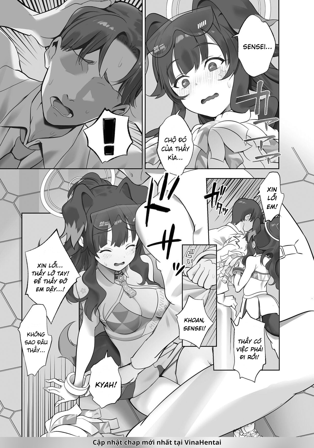 HentaiVN.net - Ảnh 4 - Cố lên! Cố lên Sensei! Thầy làm được mà! Sensei. - Hị mi xi pppfff