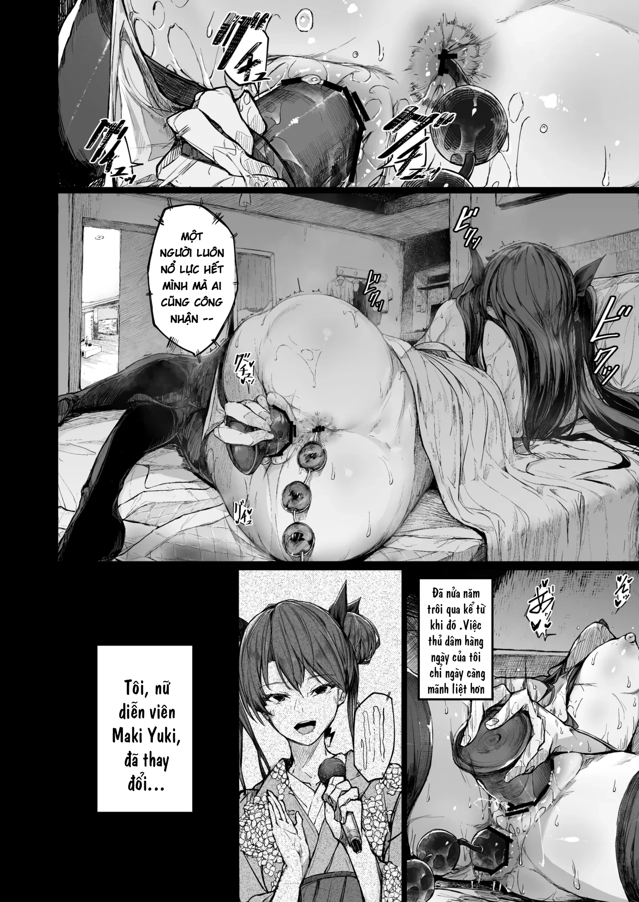 HentaiVN.net - Ảnh 5 - Kairaku Ochi shita Joyuu no Matsuro Zenpen - Chap 2