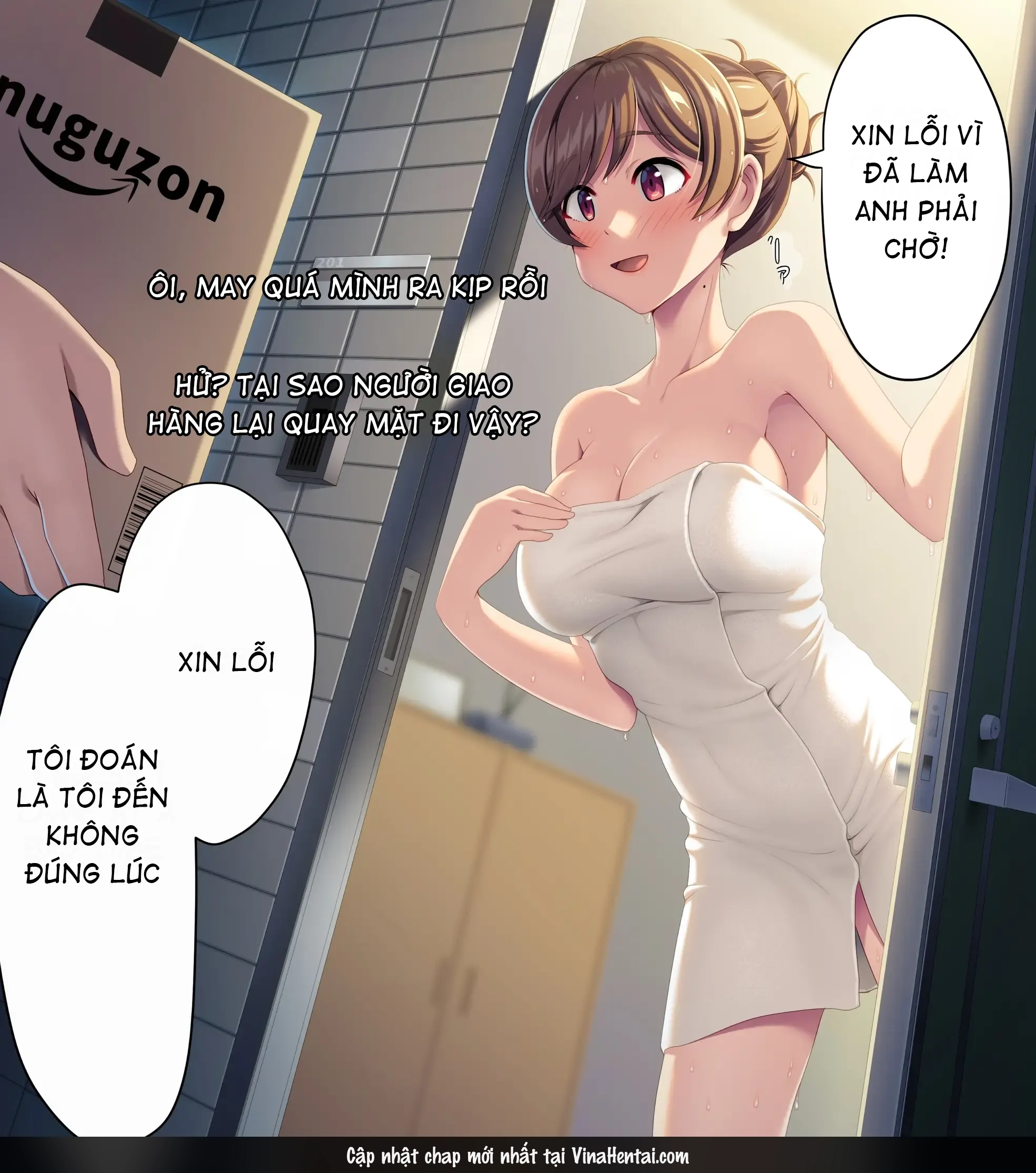 HentaiVN.net - Ảnh 4 - Exposure To Home Delivery - Chap 1