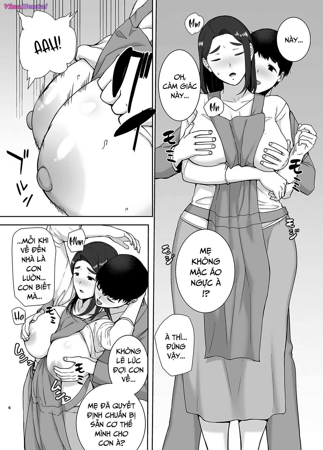 HentaiVN.net - Ảnh 5 - Mẹ chính là người tôi yêu! - Chap 2