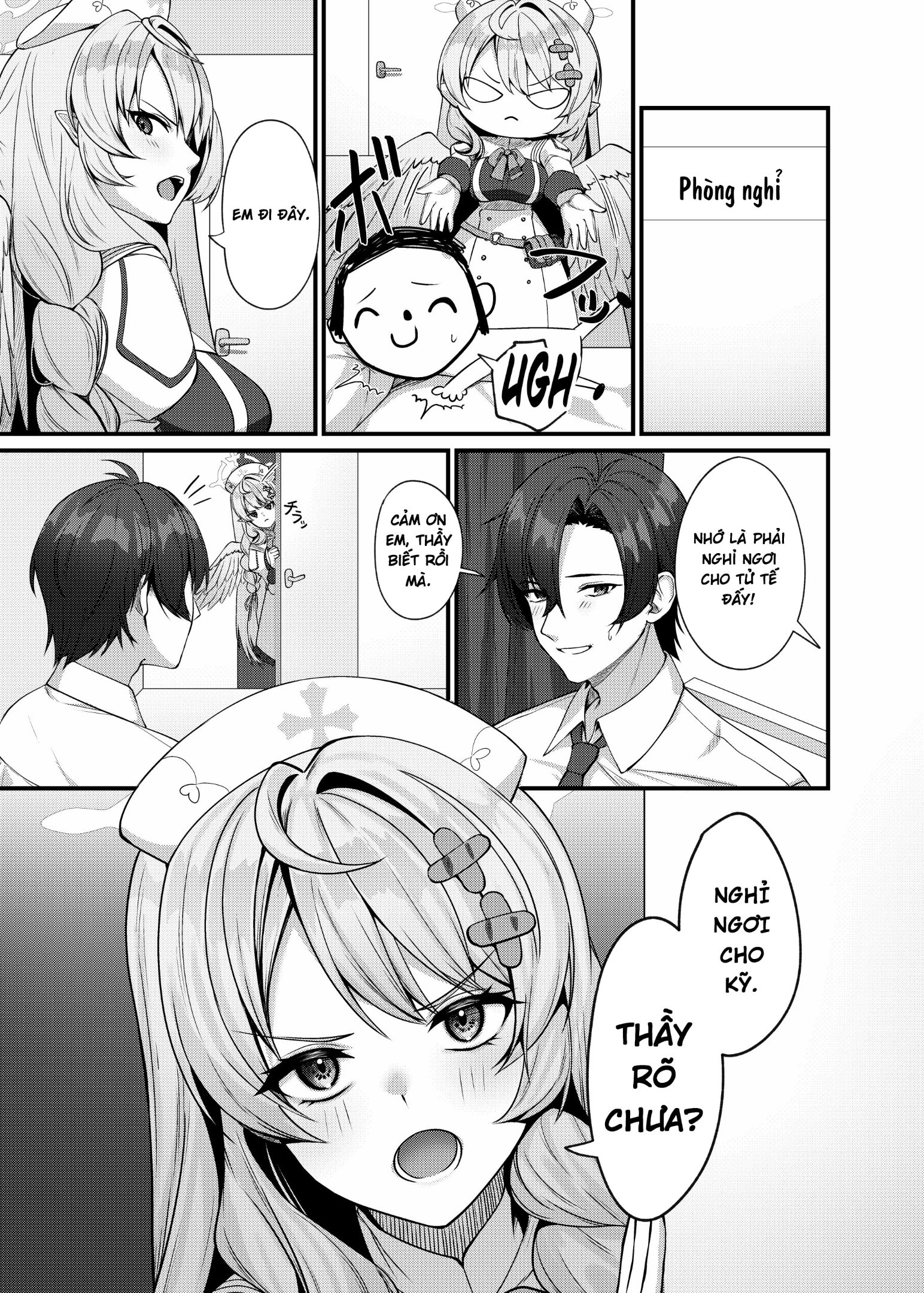 HentaiVN.net - Ảnh 6 - Sensei ni Kyuugo no Te o! | A Helping Hand for Sensei! - Chap 1