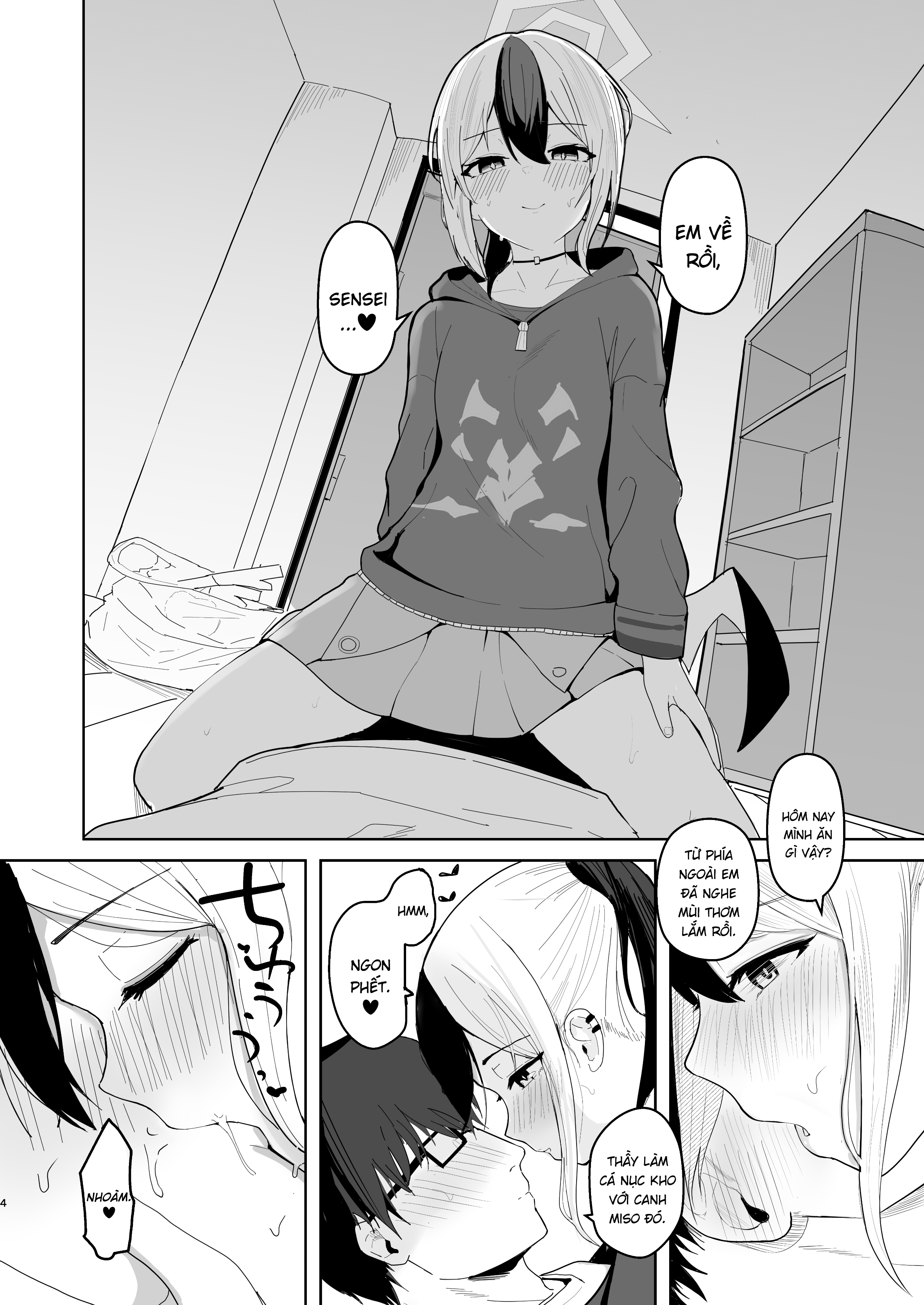 HentaiVN.net - Ảnh 5 - Khi Kayoko về một nhà - Nhẹ nhàng tình cẻm