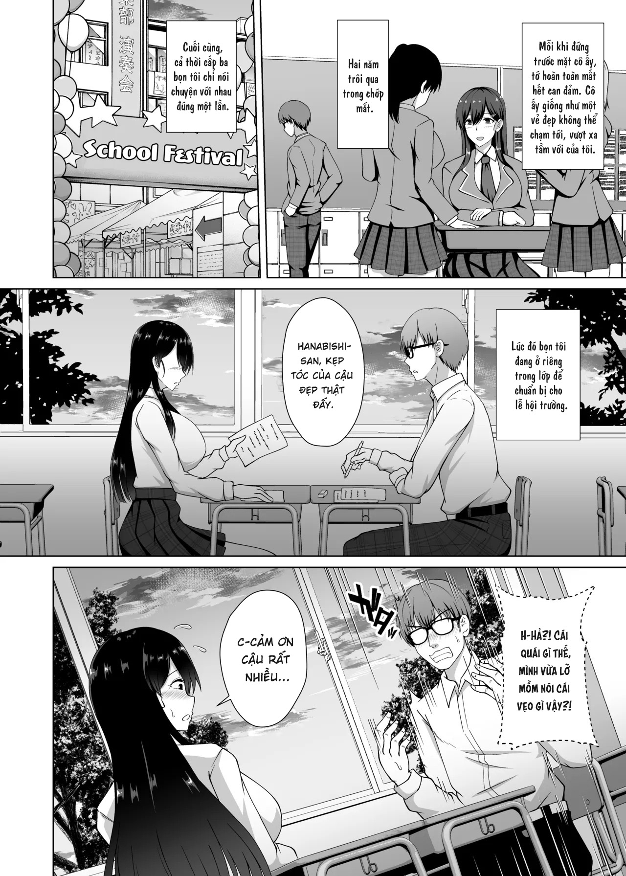 HentaiVN.net - Ảnh 5 -  Kanojo ga Kami o Someta Wake ~Kataomoi no Seiso Kurokami Ojou-sama ga Boku no Shiranai Tokoro de Otoko no Aji o Oboeru Hanashi~ - Oneshot