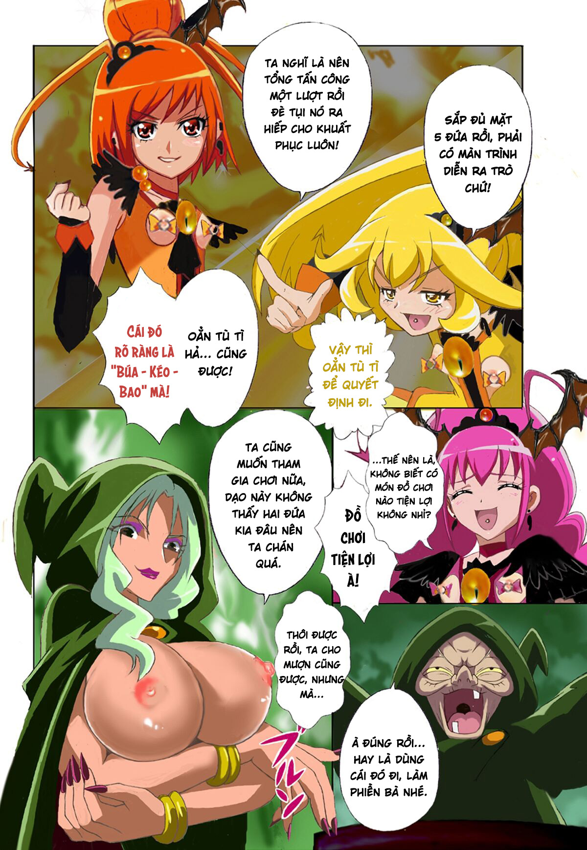 HentaiVN.net - Ảnh 5 - [Ero Tantei Jimusho] Evil Smile PreC*re! Bad End Full Color - Chap 2