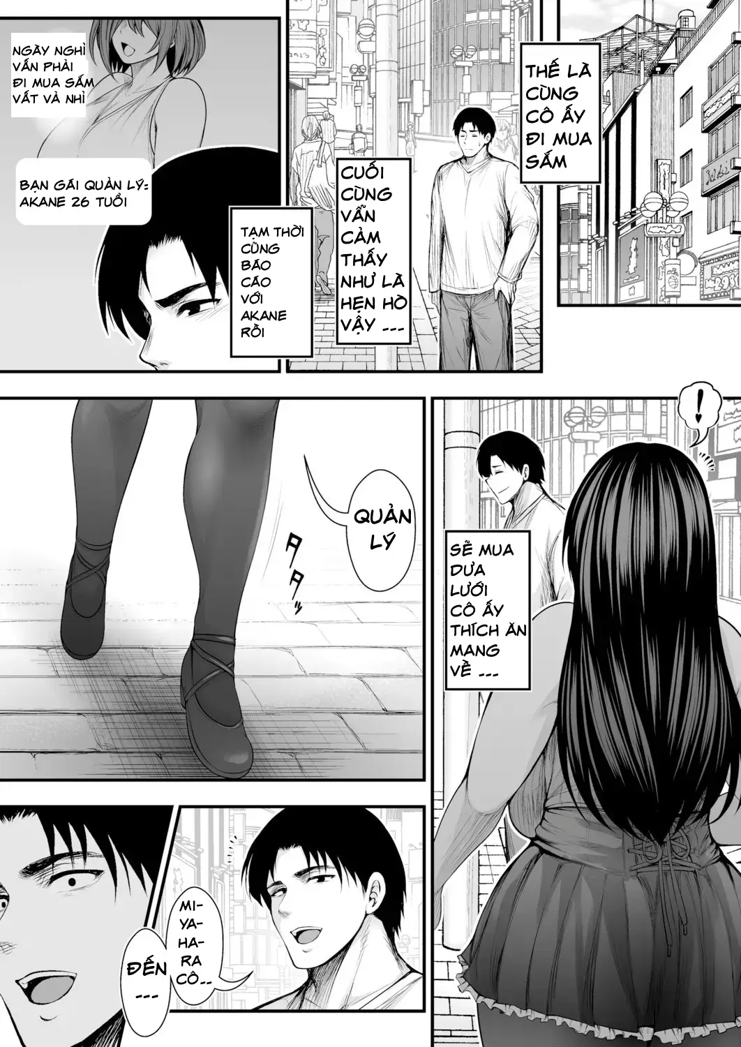 HentaiVN.net - Ảnh 5 - Đã Có Bạn Gái Nhưng Không Thể Cưỡng Lại Cô Nhân Viên Ngực Khủng - One Shot