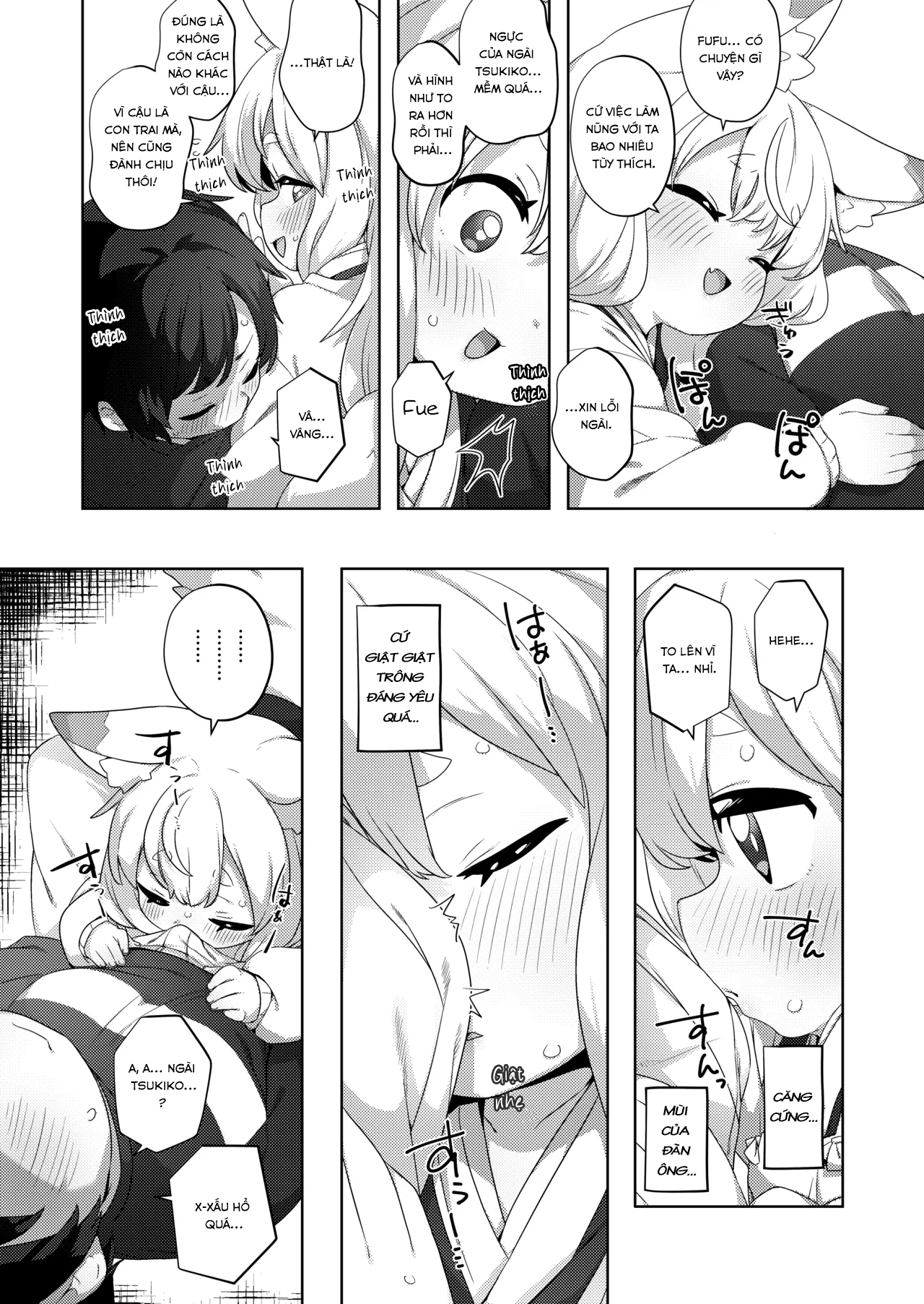 HentaiVN.net - Ảnh 7 - Tôi muốn được nũng nịu với ngài Tsukiko 2 - Oneshot Ngọt