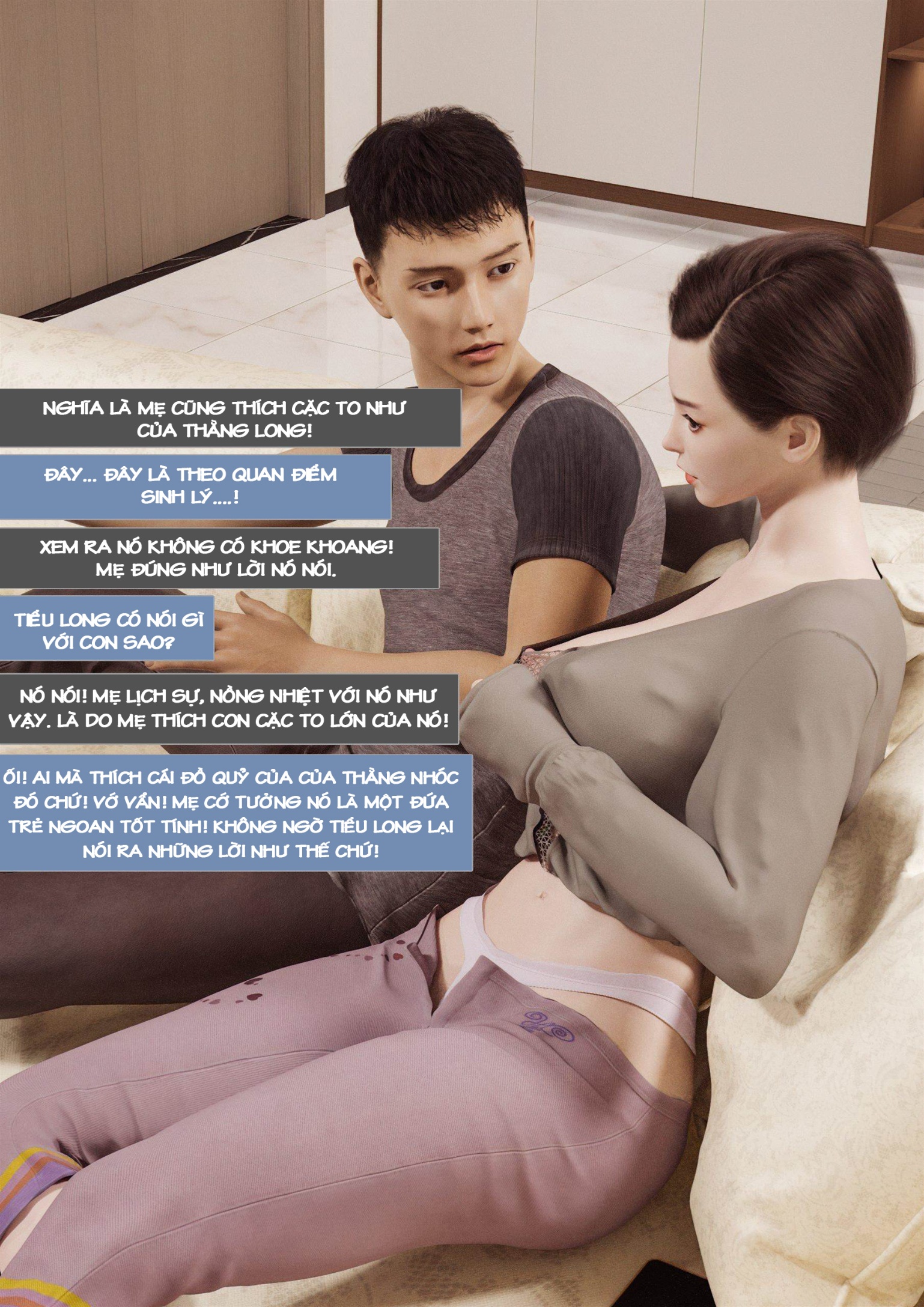 HentaiVN.net - Ảnh 50 - Ham Muốn Kì Lạ Với Mẹ - Chương 1 Sở Thích Kì Lạ Của Con Trai và Buổi Chụp Ảnh Của Hai Mẹ Con