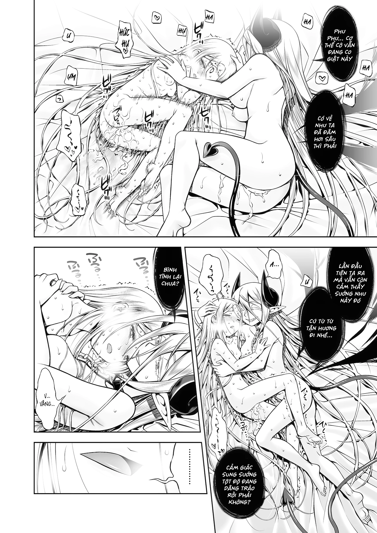 HentaiVN.net - Ảnh 52 - Đoạ Lạc Thánh Nữ Và Dâm Yêu - Chap 2: 82 Trang Bùng Lổ