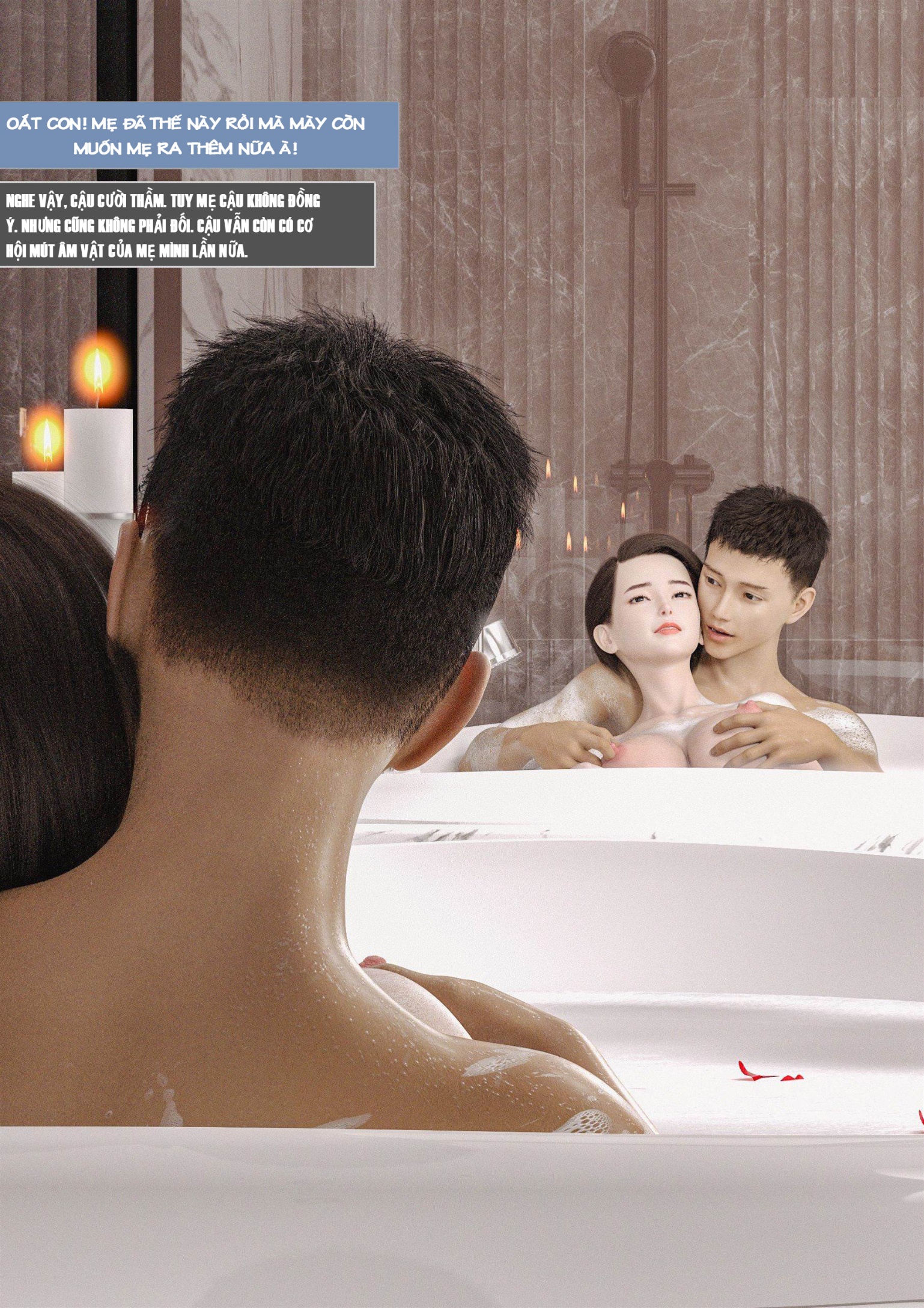 HentaiVN.net - Ảnh 53 - Ham Muốn Kì Lạ Với Mẹ - Chương 3 Xem Phim Cùng Với Mẹ