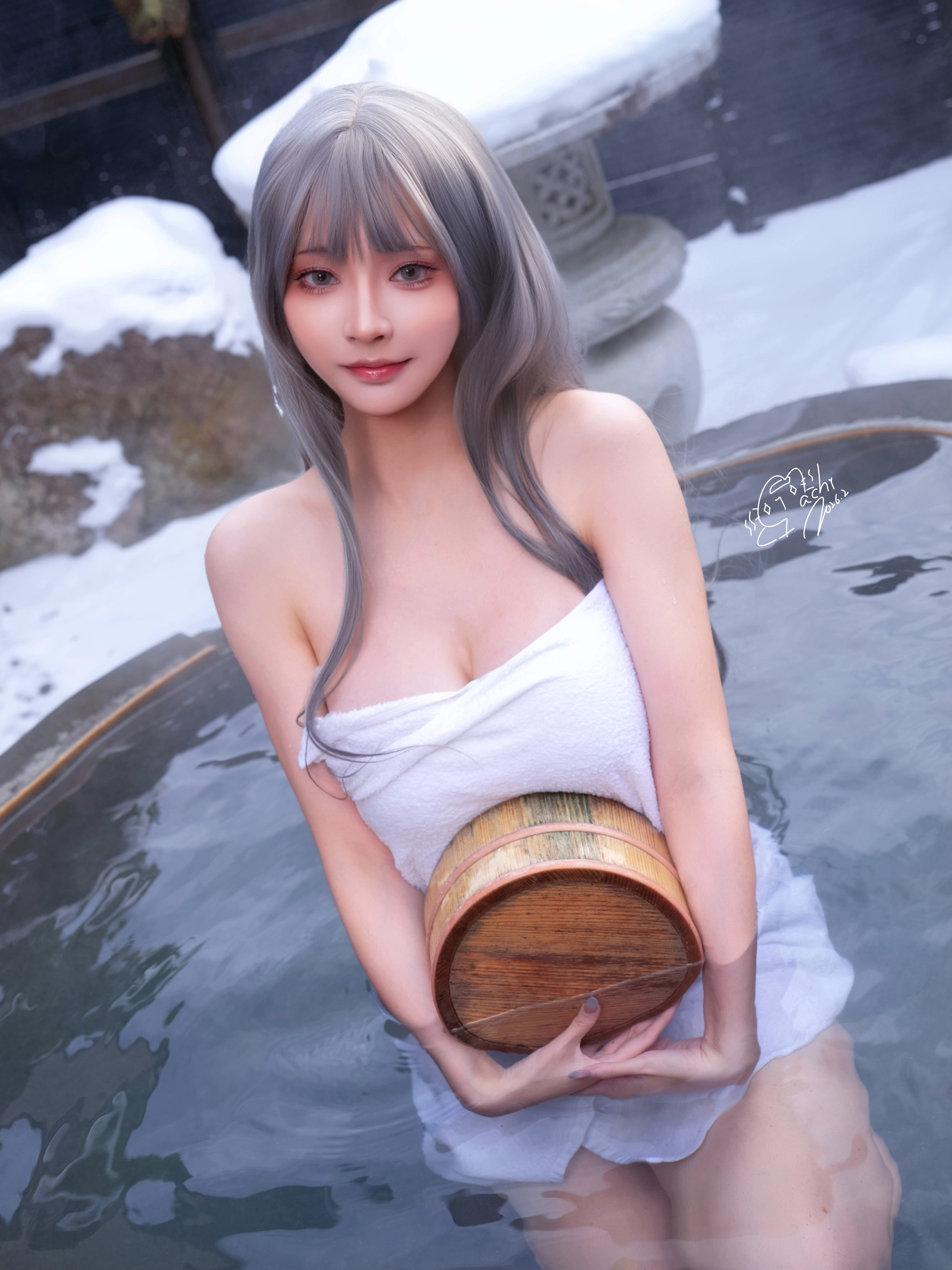 HentaiVN.net - Ảnh 54 - Machi馬吉 – Onsen “103 photos” - Chap 1
