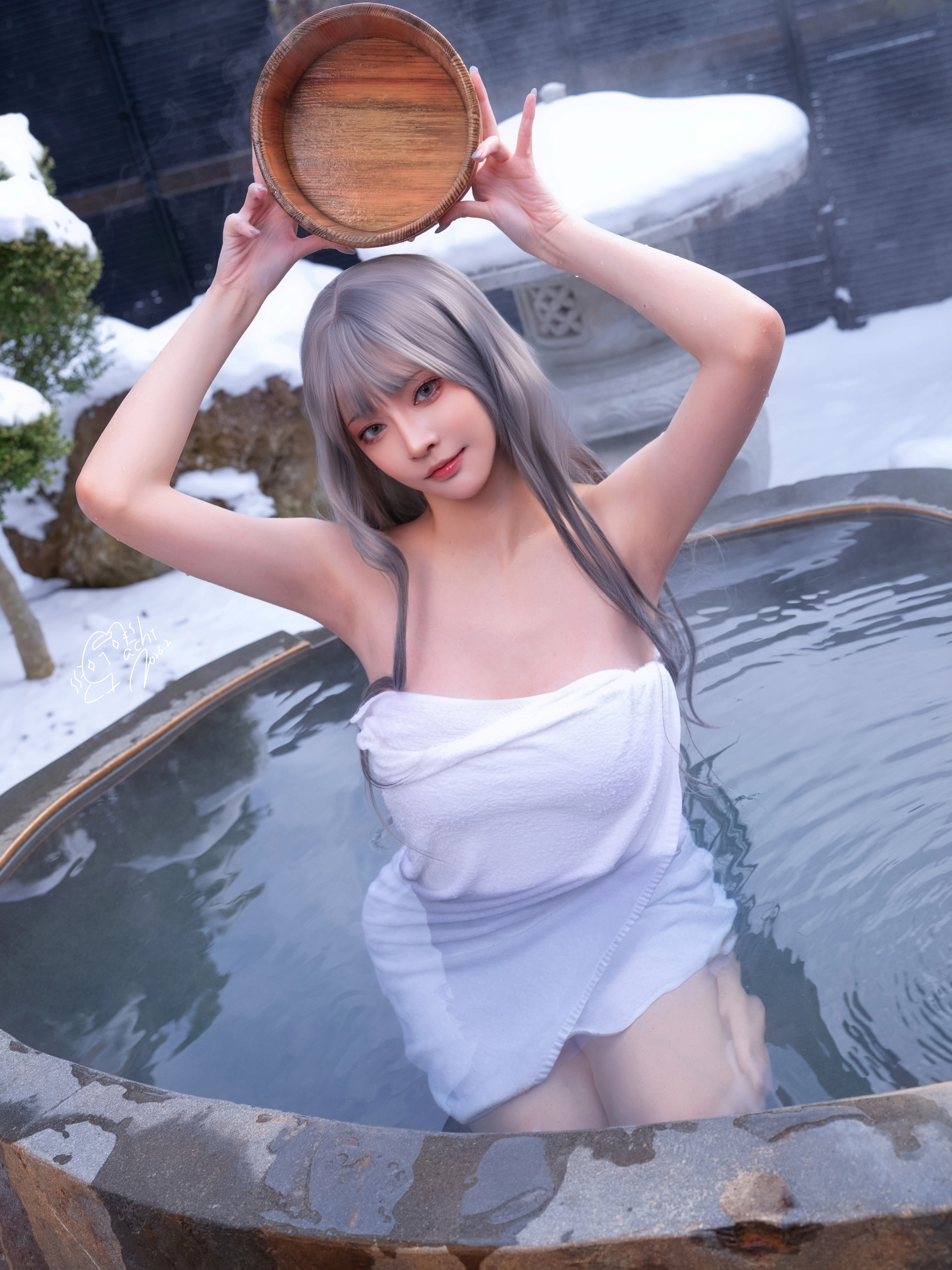 HentaiVN.net - Ảnh 55 - Machi馬吉 – Onsen “103 photos” - Chap 1