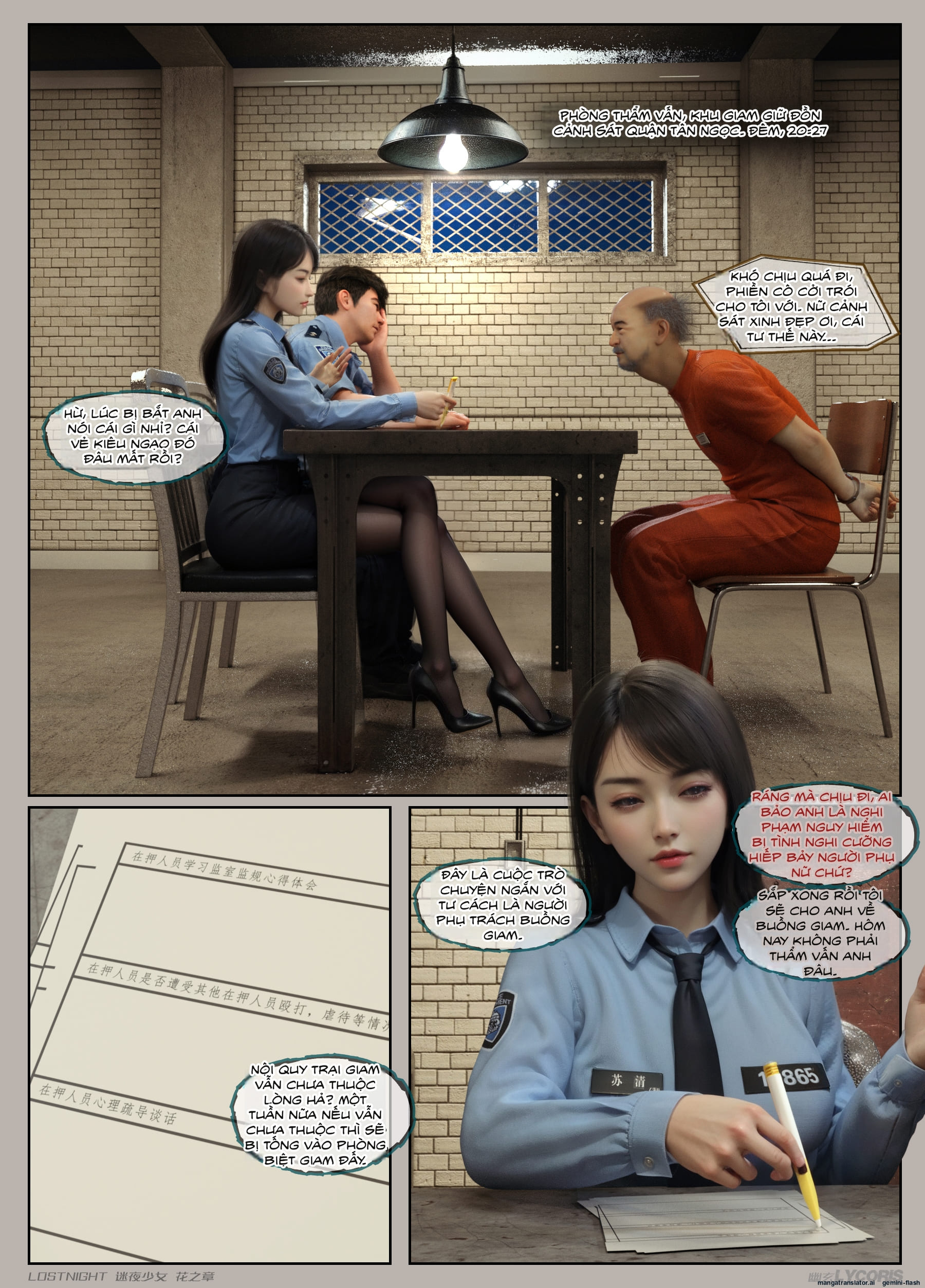 HentaiVN.net - Ảnh 55 - Thiếu Nữ Lạc Trong Đêm - Chương Của Hoa - Chương 2