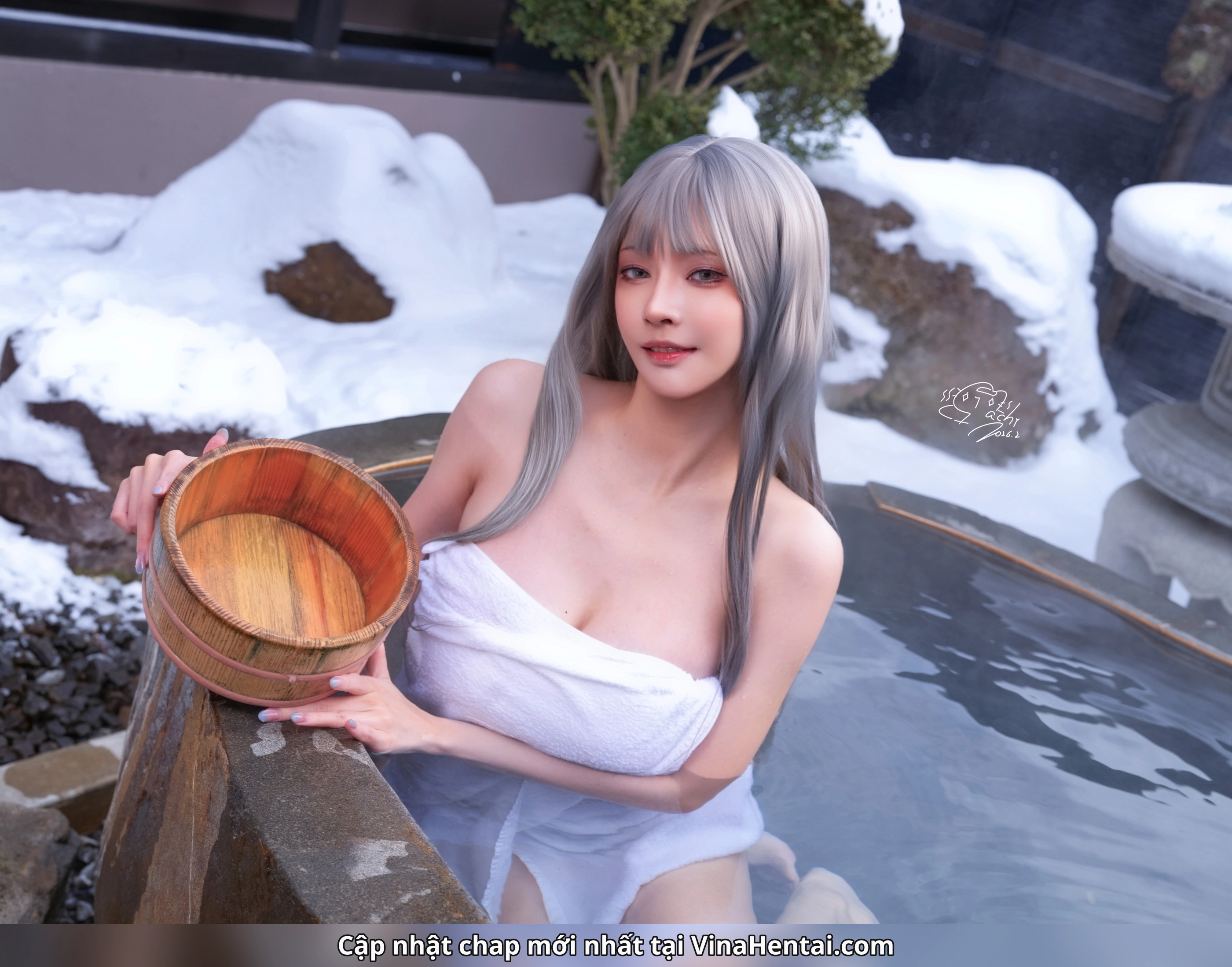 HentaiVN.net - Ảnh 56 - Machi馬吉 – Onsen “103 photos” - Chap 1