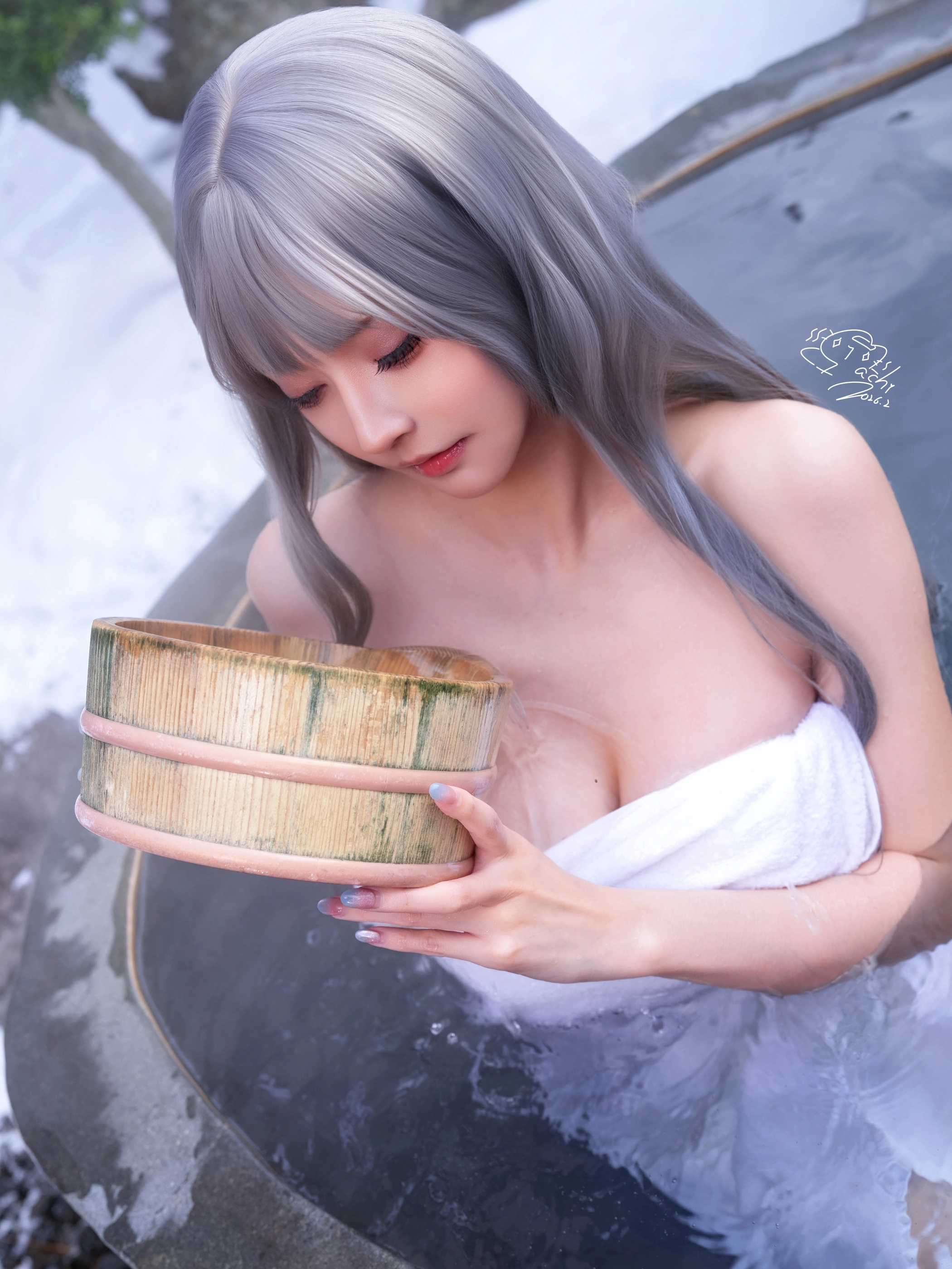HentaiVN.net - Ảnh 57 - Machi馬吉 – Onsen “103 photos” - Chap 1