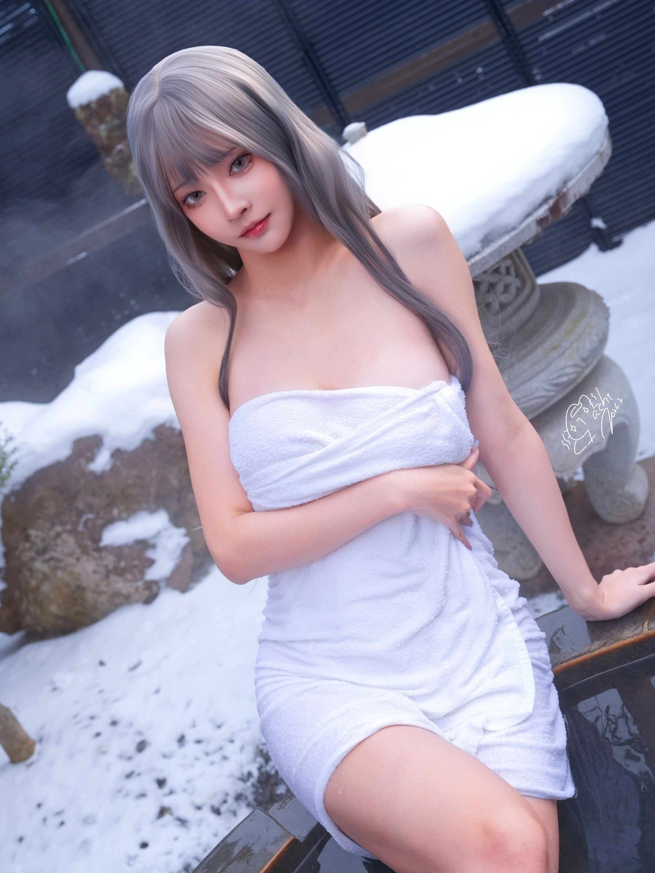 HentaiVN.net - Ảnh 59 - Machi馬吉 – Onsen “103 photos” - Chap 1