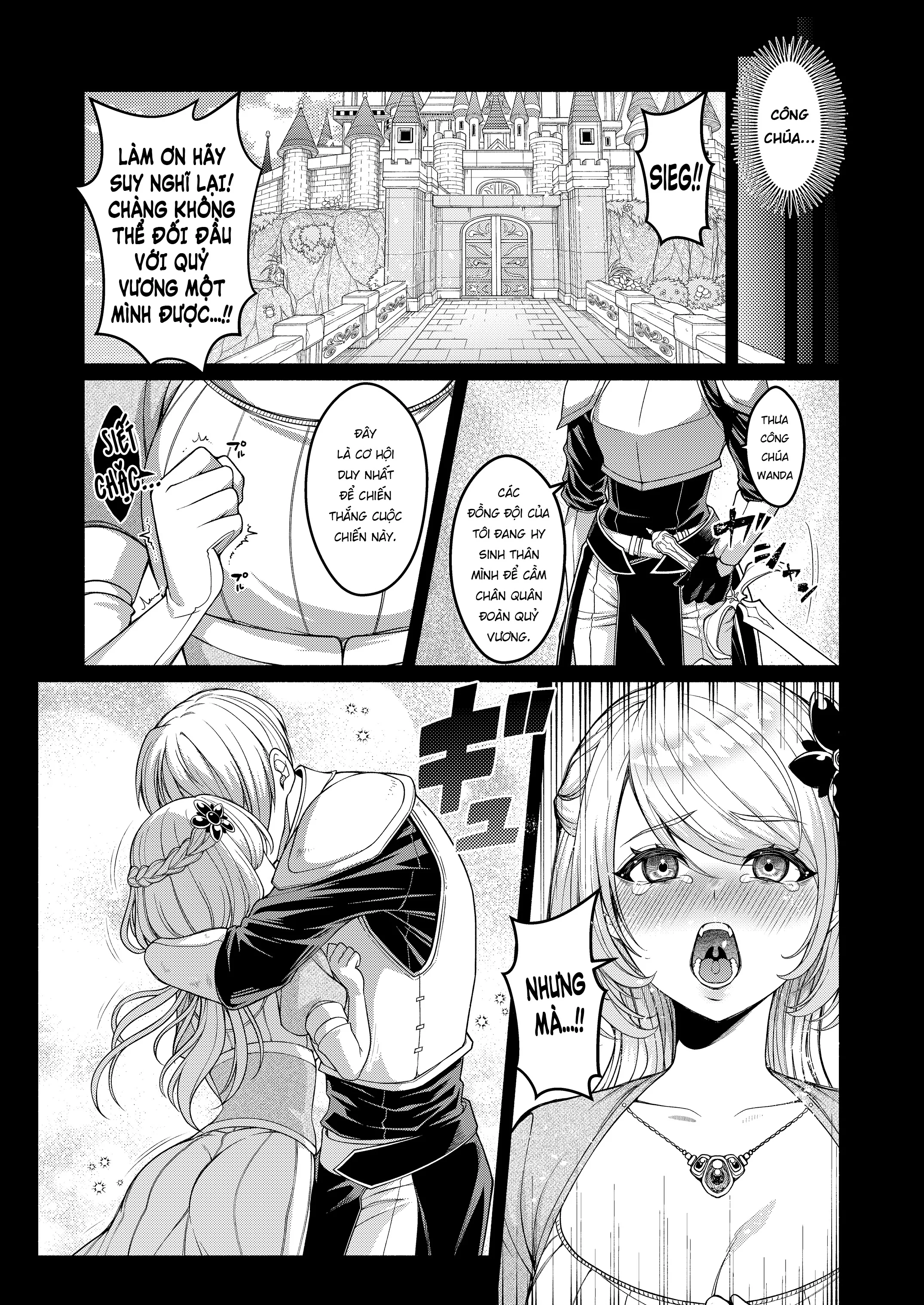 HentaiVN.net - Ảnh 4 - Thánh Kiếm Của Vương Quốc Sa Ngã Thành Succubus - Một Bắn