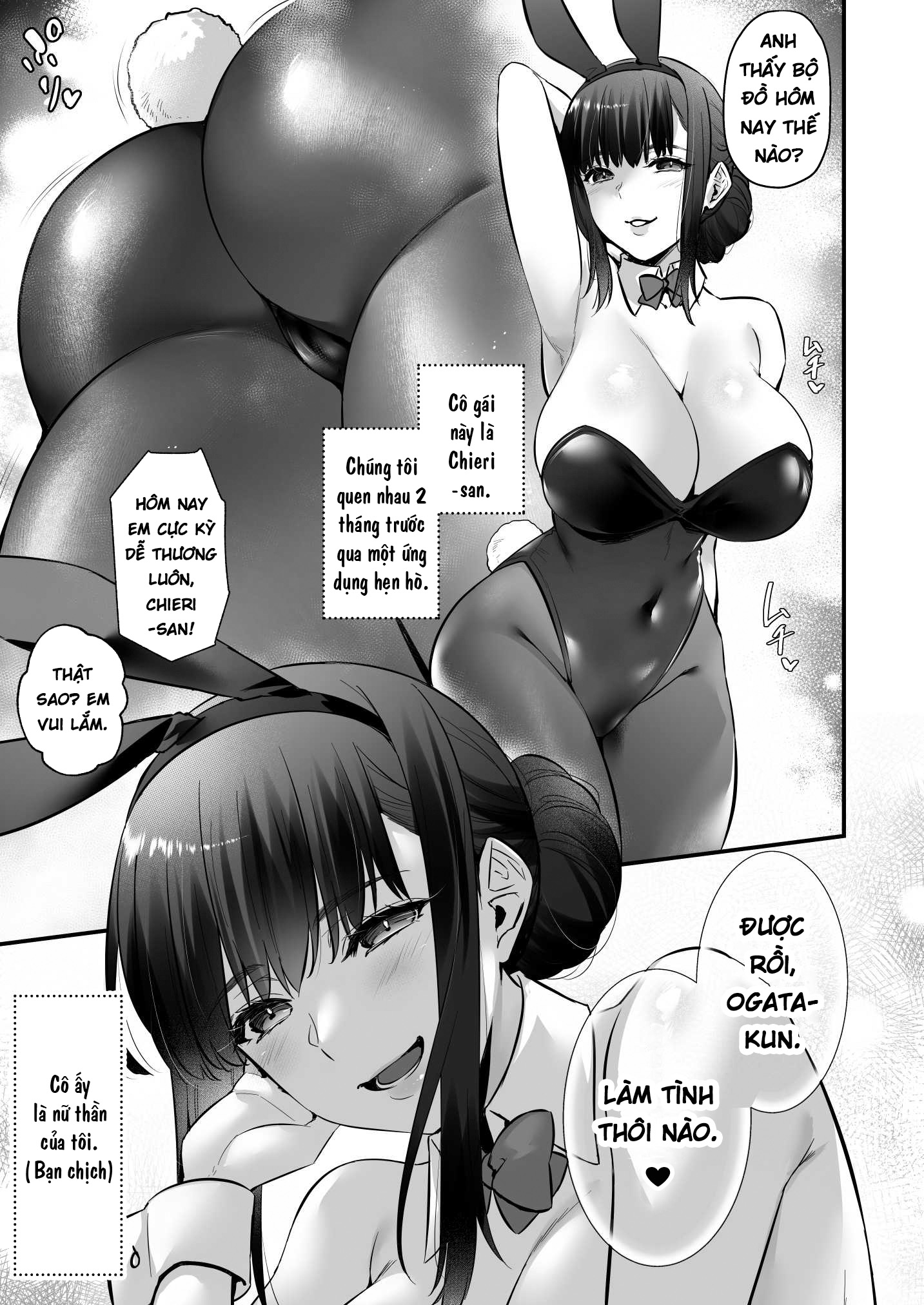 HentaiVN.net - Ảnh 5 - Chinpo no Dekai Ore ga MatchApp de Aishou Saikou na Dosukebe Onna to Deattara 2 - Chap 2