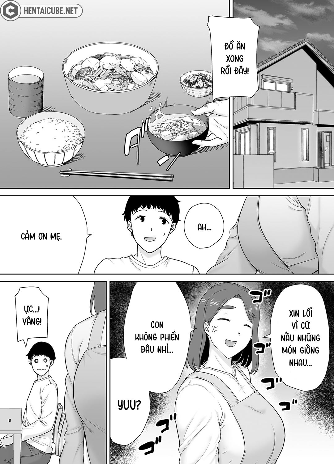 HentaiVN.net - Ảnh 7 - Mẹ chính là người tôi yêu! - Chap 8a