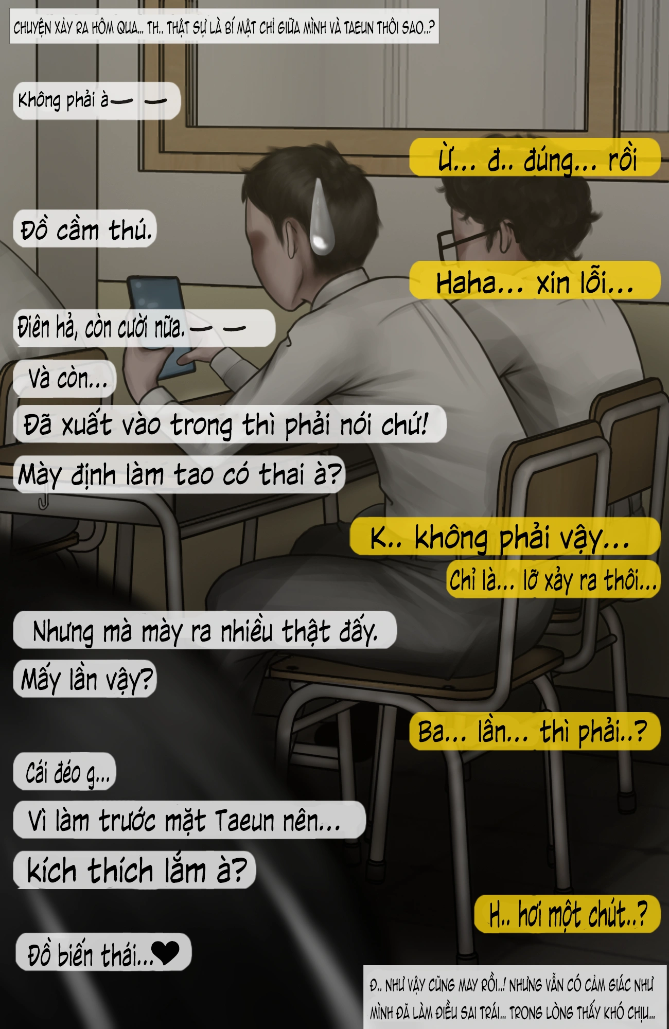 HentaiVN.net - Ảnh 10 - Gái Du Côn X Wibu Đụt Cận Trĩ - Chap 8