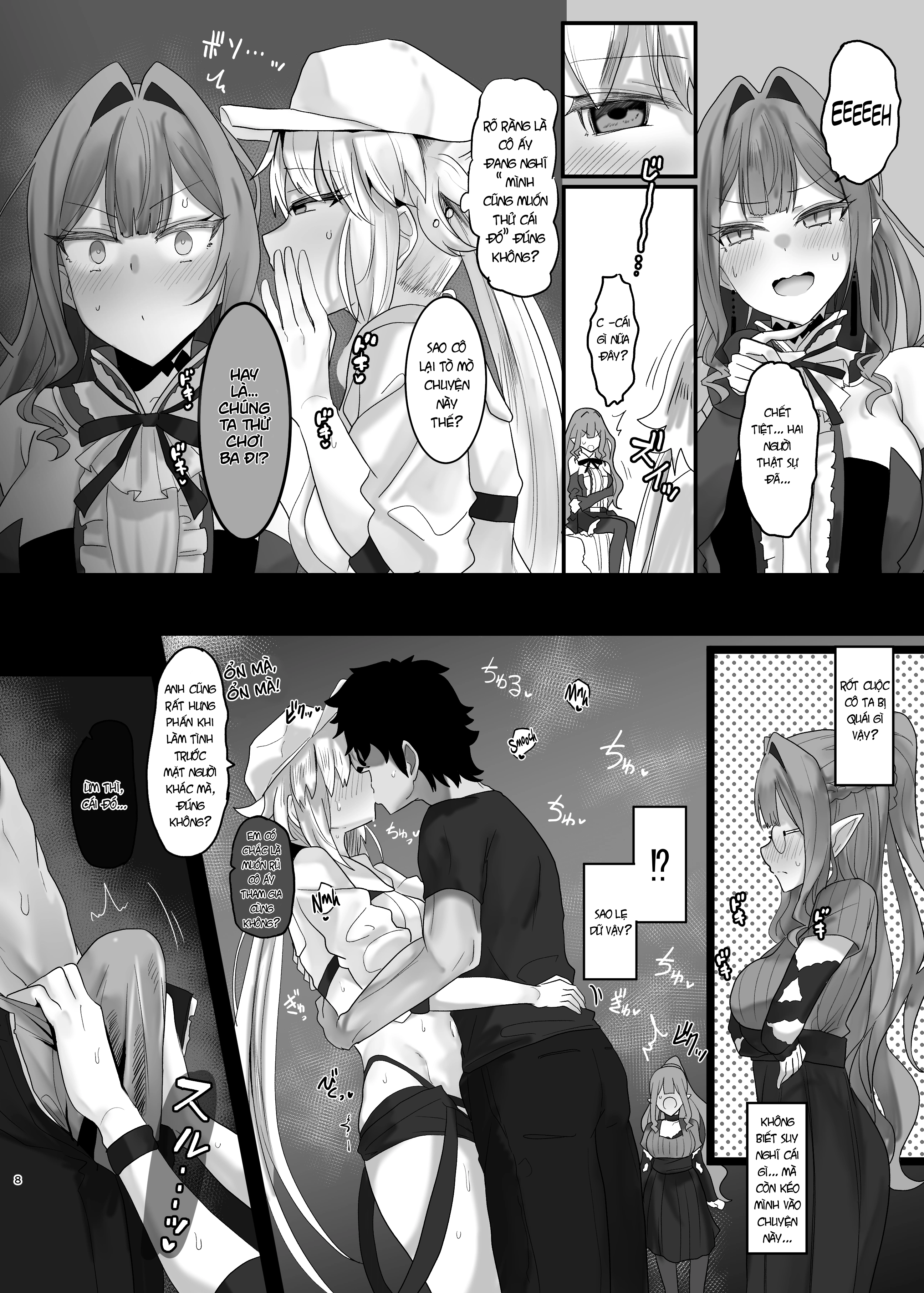 HentaiVN.net - Ảnh 7 - Có muốn làm tình tay ba không? - oneshot