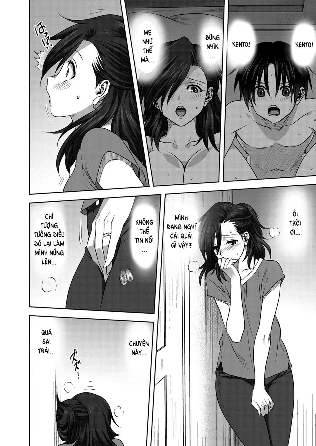 HentaiVN.net - Ảnh 7 - Bí mật ngày chủ nhật của mẹ con tôi - oneshot