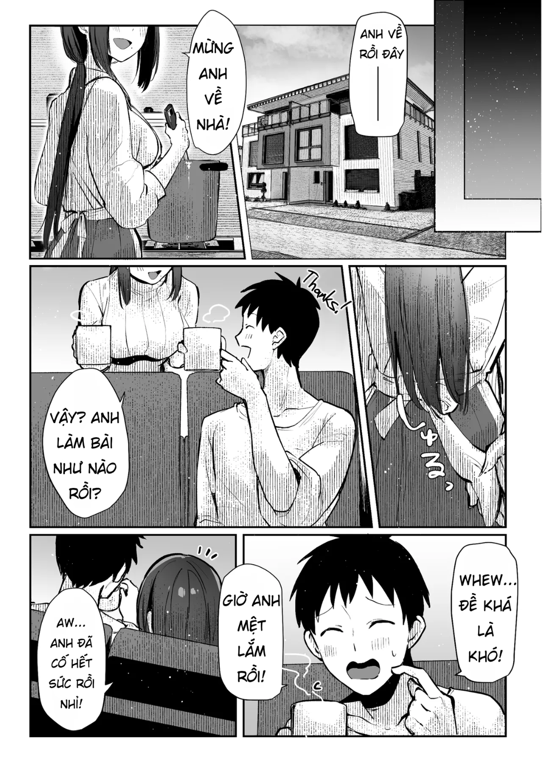HentaiVN.net - Ảnh 62 - Oshiete Ageru 1+2 ~Kyonyuu Bijin Onee-san to Rouninsei no Boku no OO na Ohanashi Zenpen~ - one shot c2