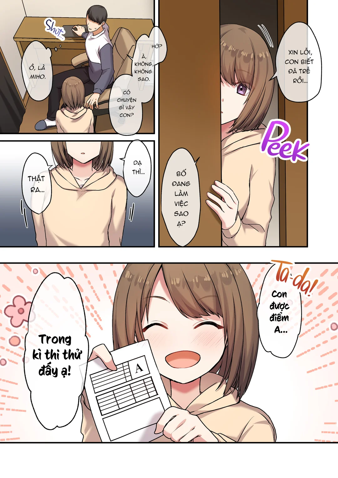 HentaiVN.net - Ảnh 10 - Bạn thân của con gái tôi - Ch. 2B
