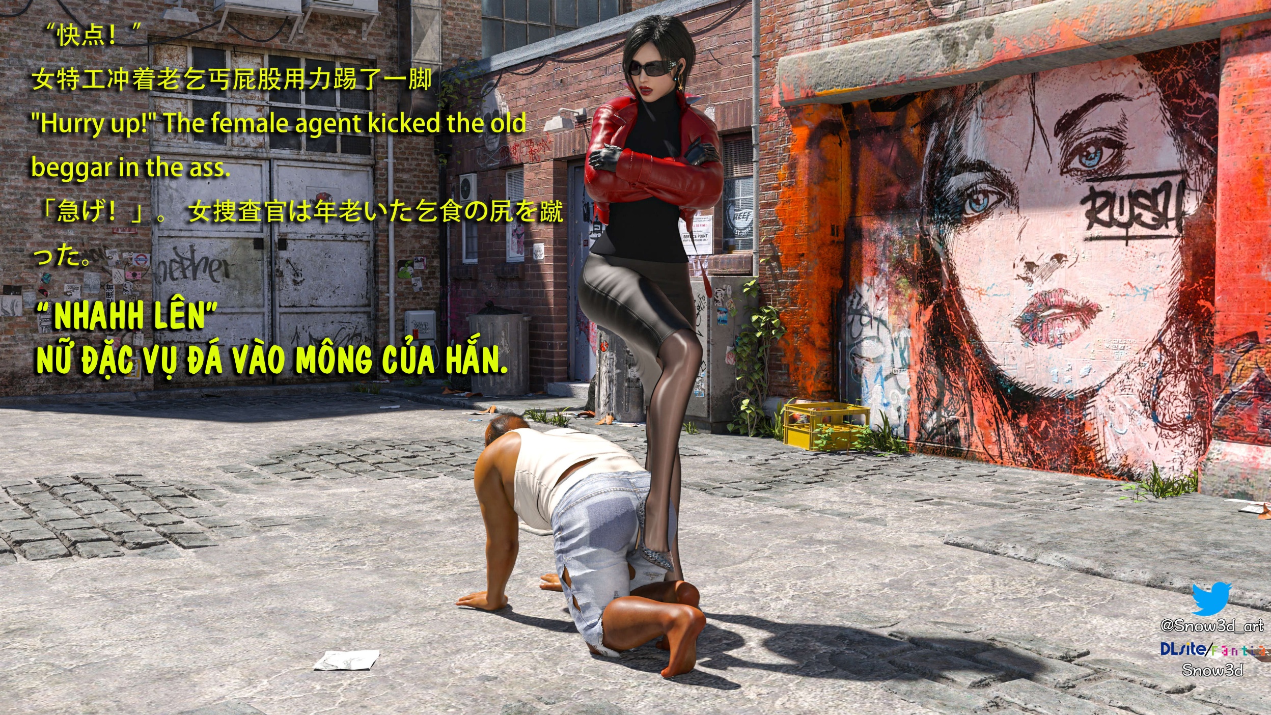 HentaiVN.net - Ảnh 63 - Ada Wong Và Kẻ Ăn Mày - Chap 1