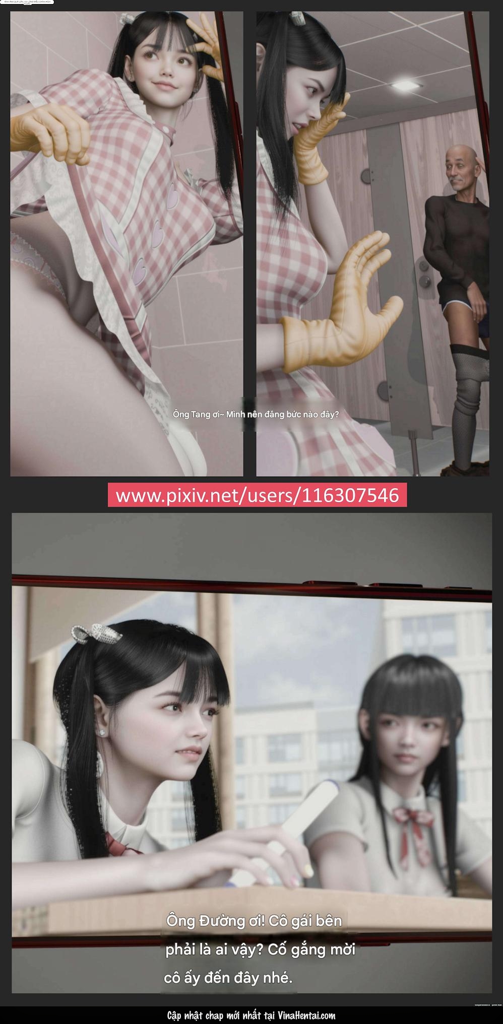 HentaiVN.net - Ảnh 65 - Hoa Khôi Bận Rộn - Phần 1 - Chương 1