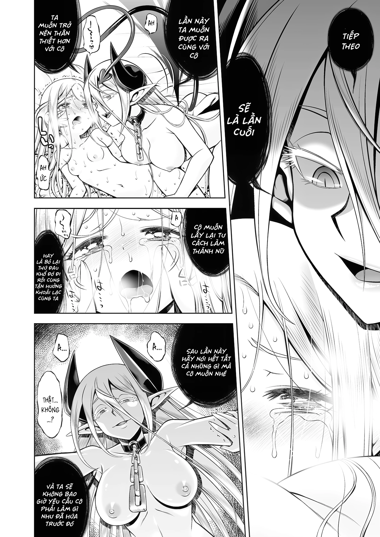 HentaiVN.net - Ảnh 66 - Đoạ Lạc Thánh Nữ Và Dâm Yêu - Chap 2: 82 Trang Bùng Lổ