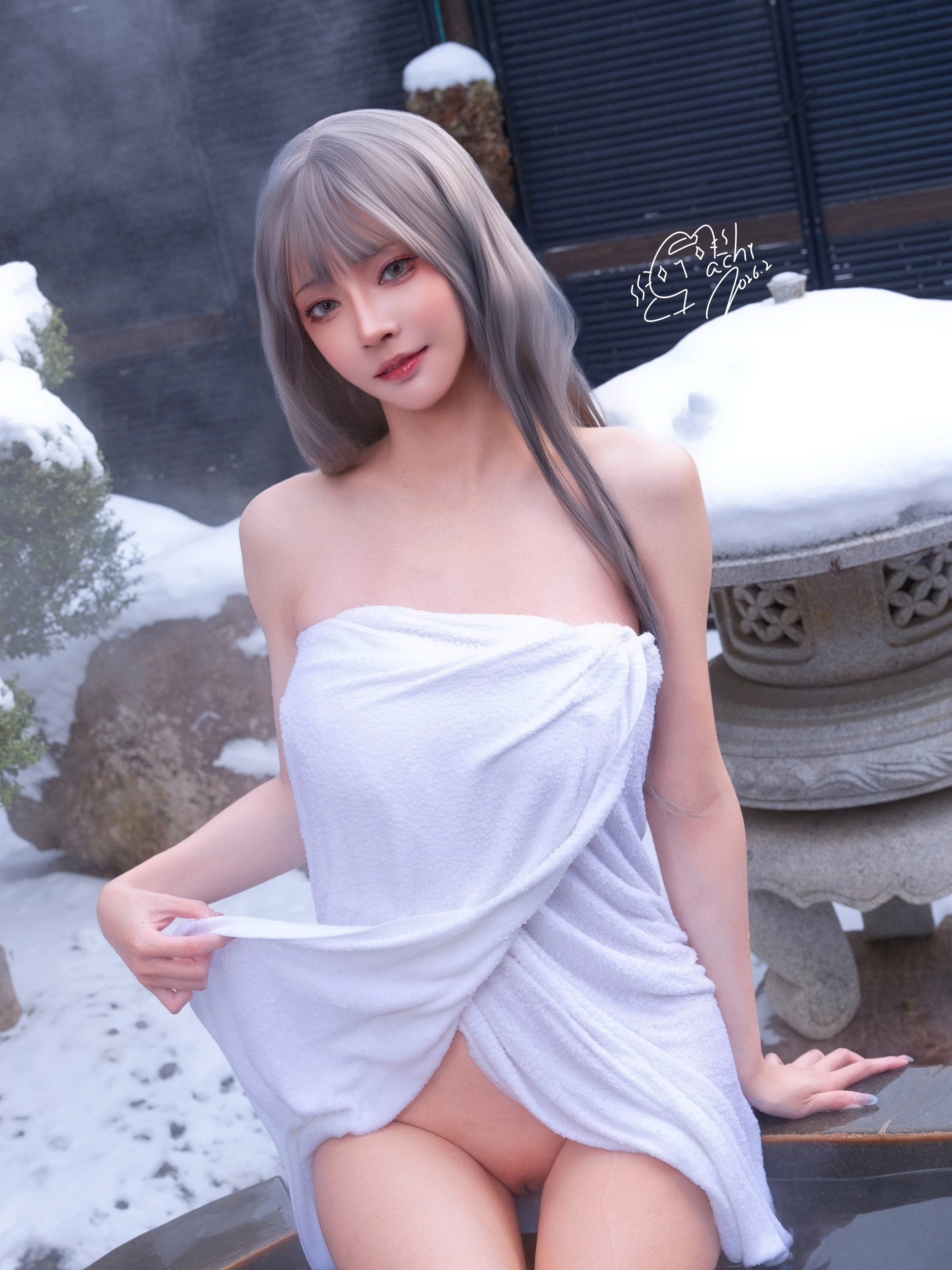 HentaiVN.net - Ảnh 67 - Machi馬吉 – Onsen “103 photos” - Chap 1