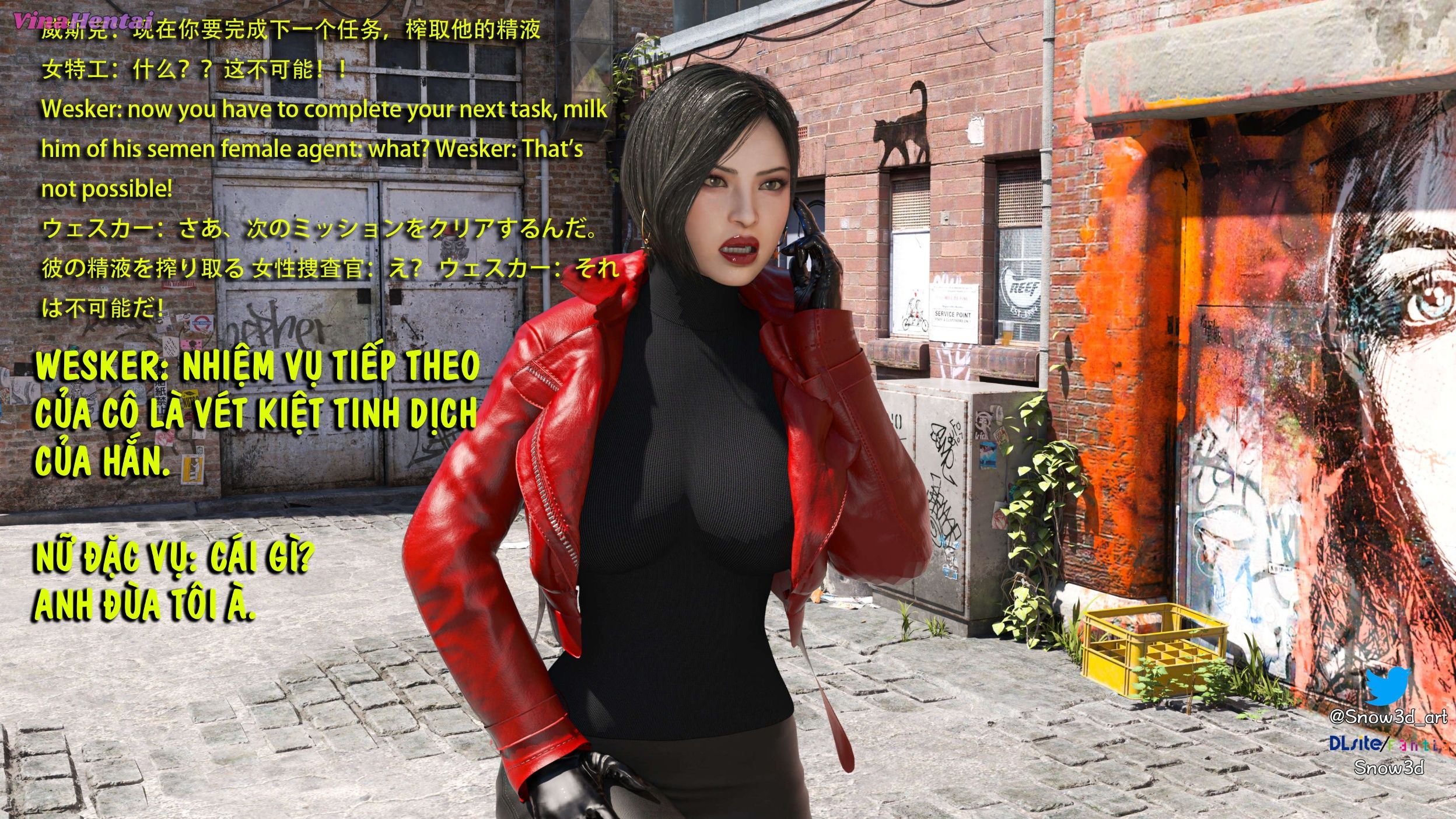 HentaiVN.net - Ảnh 67 - Ada Wong Và Kẻ Ăn Mày - Chap 1