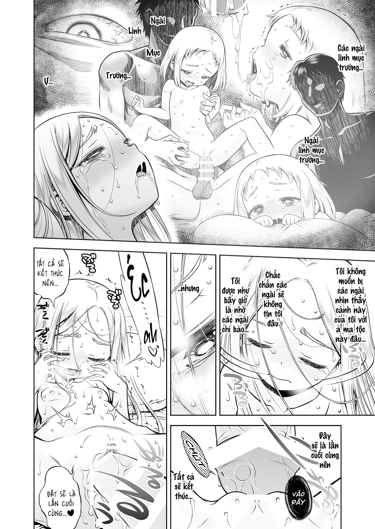 HentaiVN.net - Ảnh 68 - Đoạ Lạc Thánh Nữ Và Dâm Yêu - Chap 2: 82 Trang Bùng Lổ