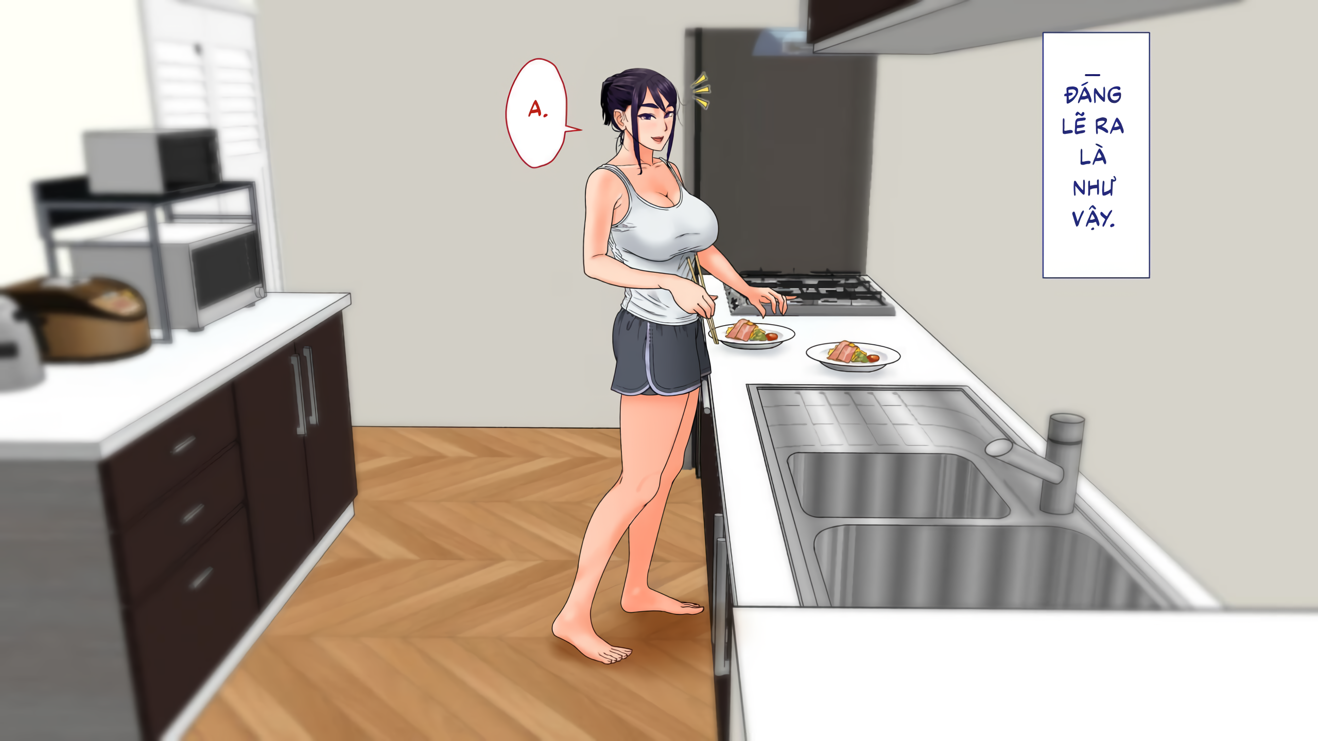 HentaiVN.net - Ảnh 7 - "...Kyou dake da yo" ~Oshi ni Yowai Isourou Saki no Onee-san to Asa made Ecchi~ - Chap 1