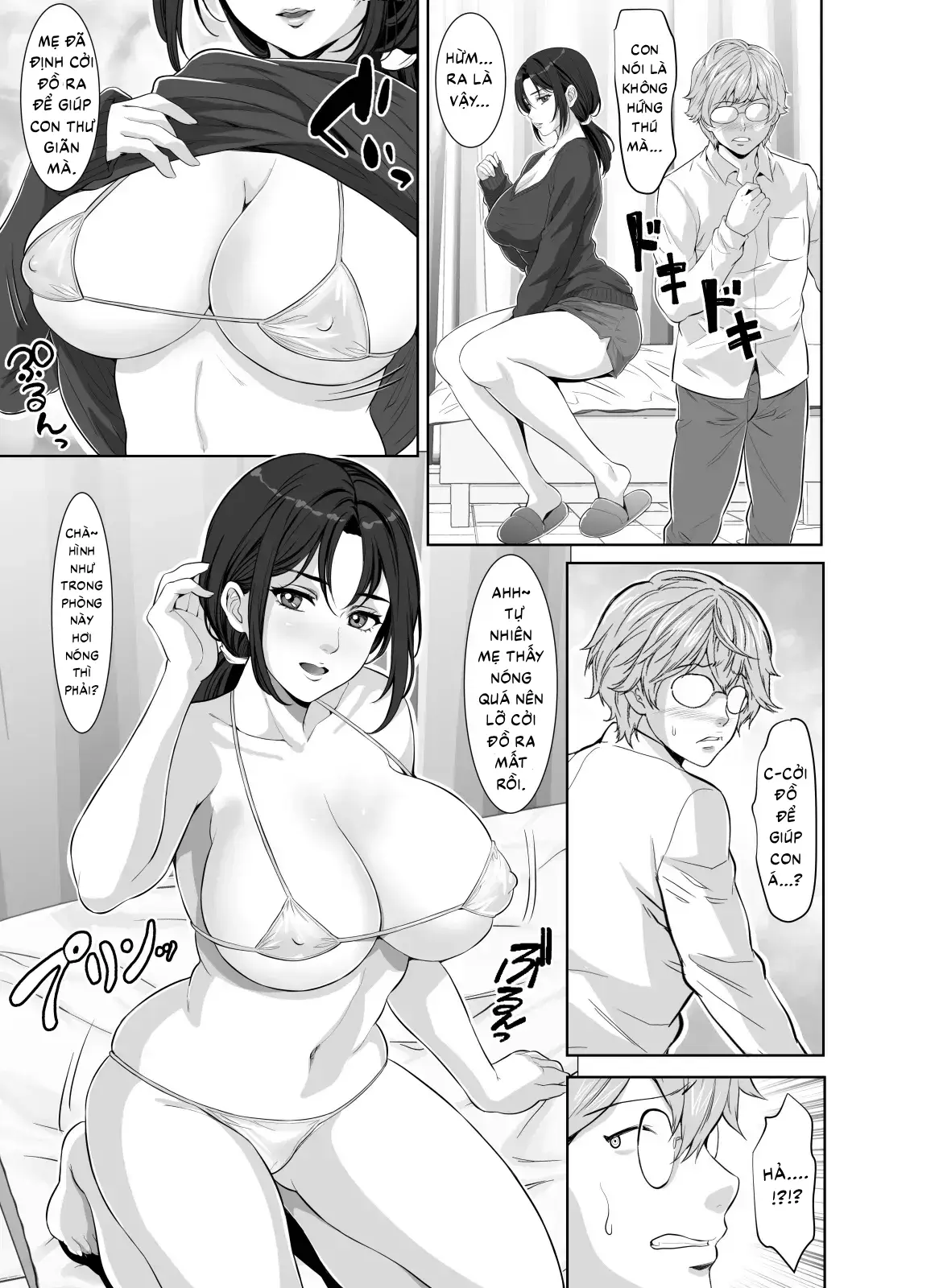 HentaiVN.net - Ảnh 9 - Mẹ tôi quyến rũ tôi bằng thân hình nóng bỏng! - Oneshot