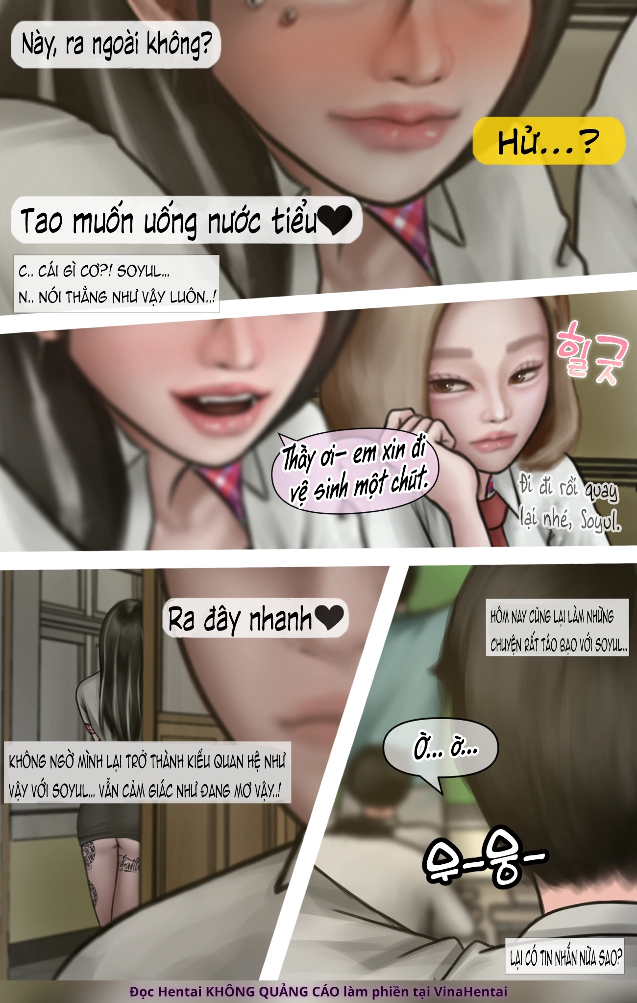 HentaiVN.net - Ảnh 11 - Gái Du Côn X Wibu Đụt Cận Trĩ - Chap 8