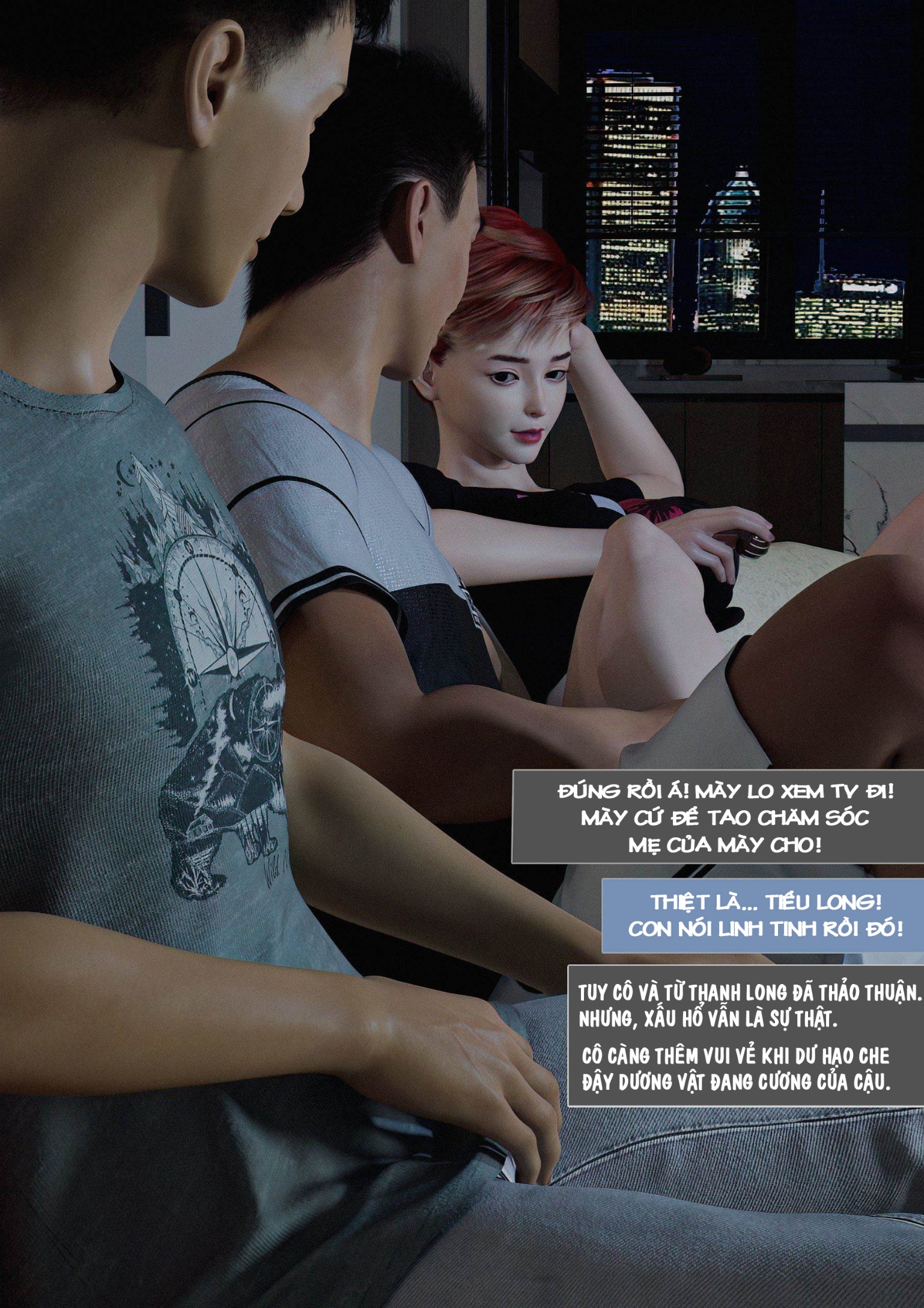 HentaiVN.net - Ảnh 71 - Ham Muốn Kì Lạ Với Mẹ - Chương 4 Để Mẹ Diễn Lại Cho Con Xem