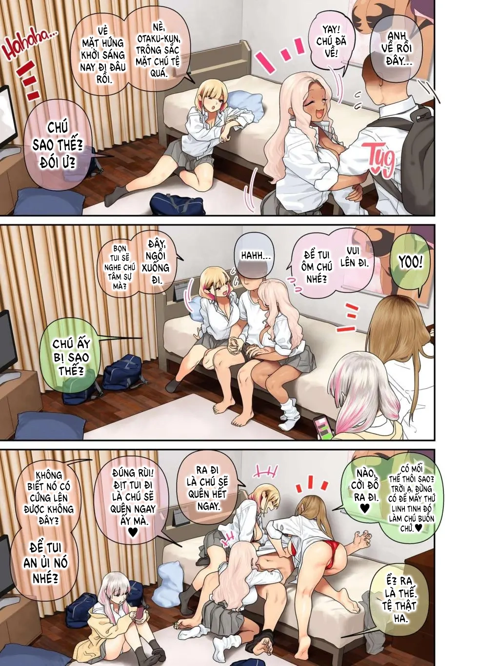HentaiVN.net - Ảnh 74 - Gyaru Harem Invasion 2 - oneshot