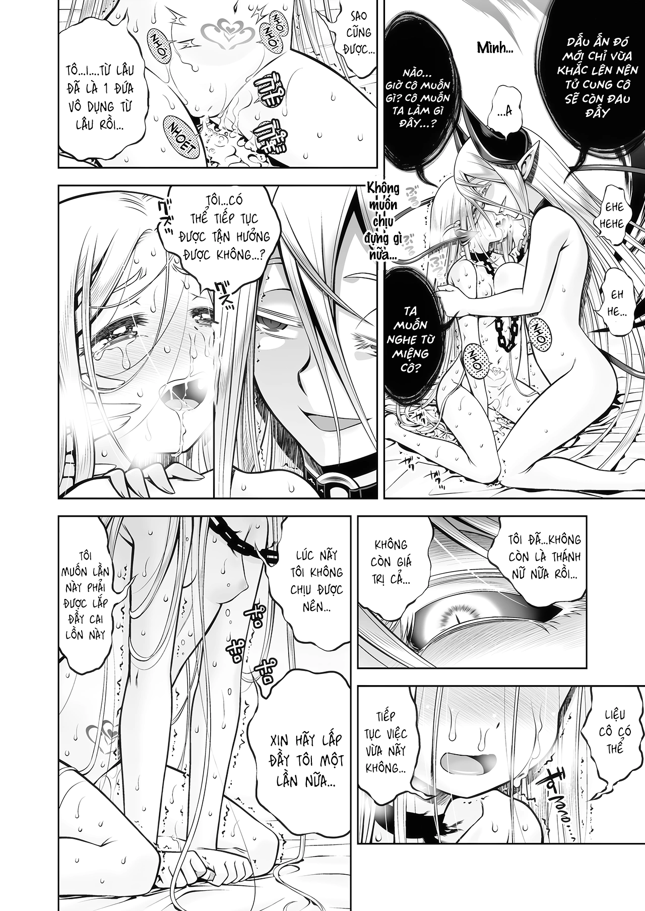 HentaiVN.net - Ảnh 78 - Đoạ Lạc Thánh Nữ Và Dâm Yêu - Chap 2: 82 Trang Bùng Lổ