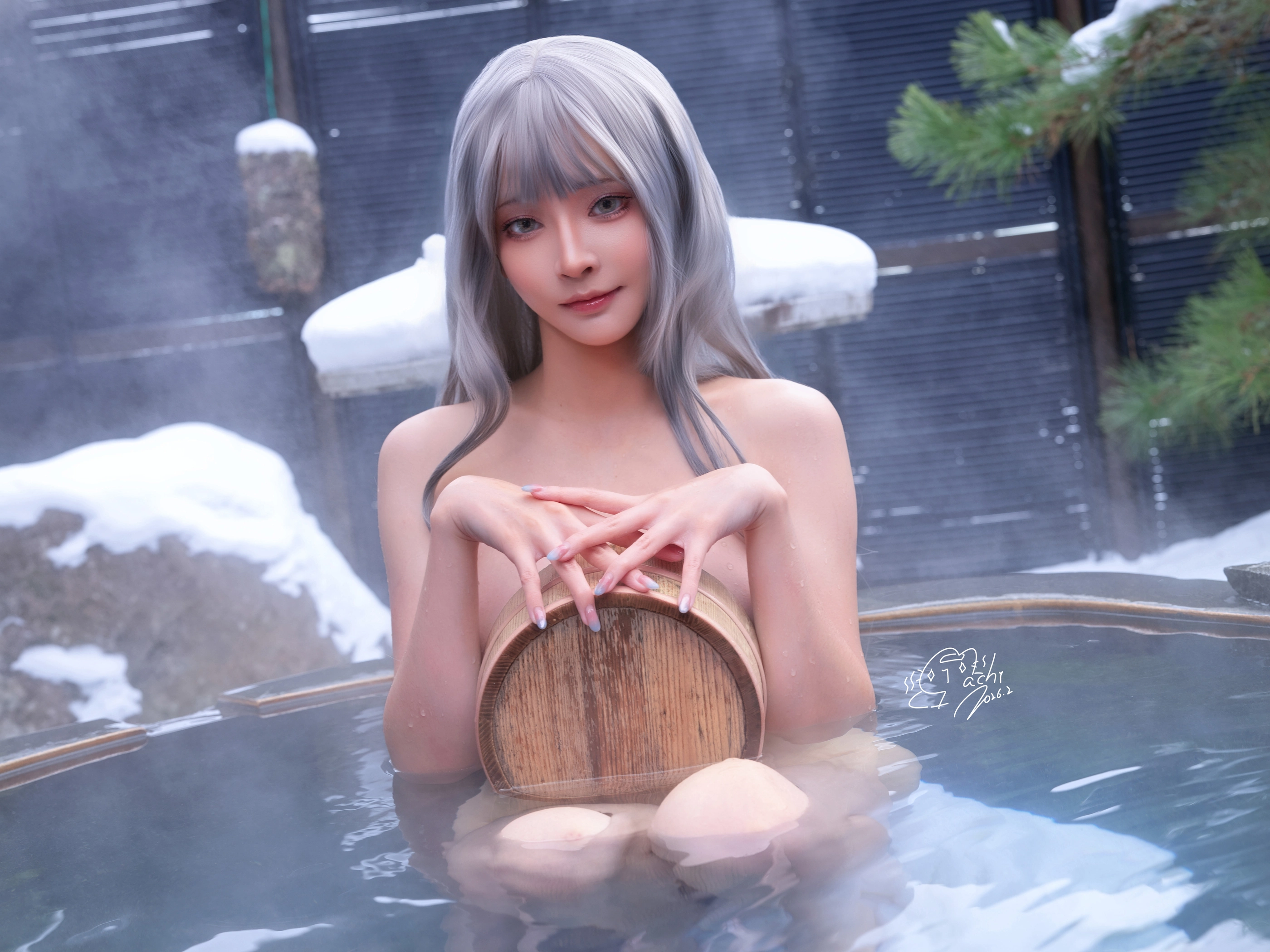 HentaiVN.net - Ảnh 80 - Machi馬吉 – Onsen “103 photos” - Chap 1