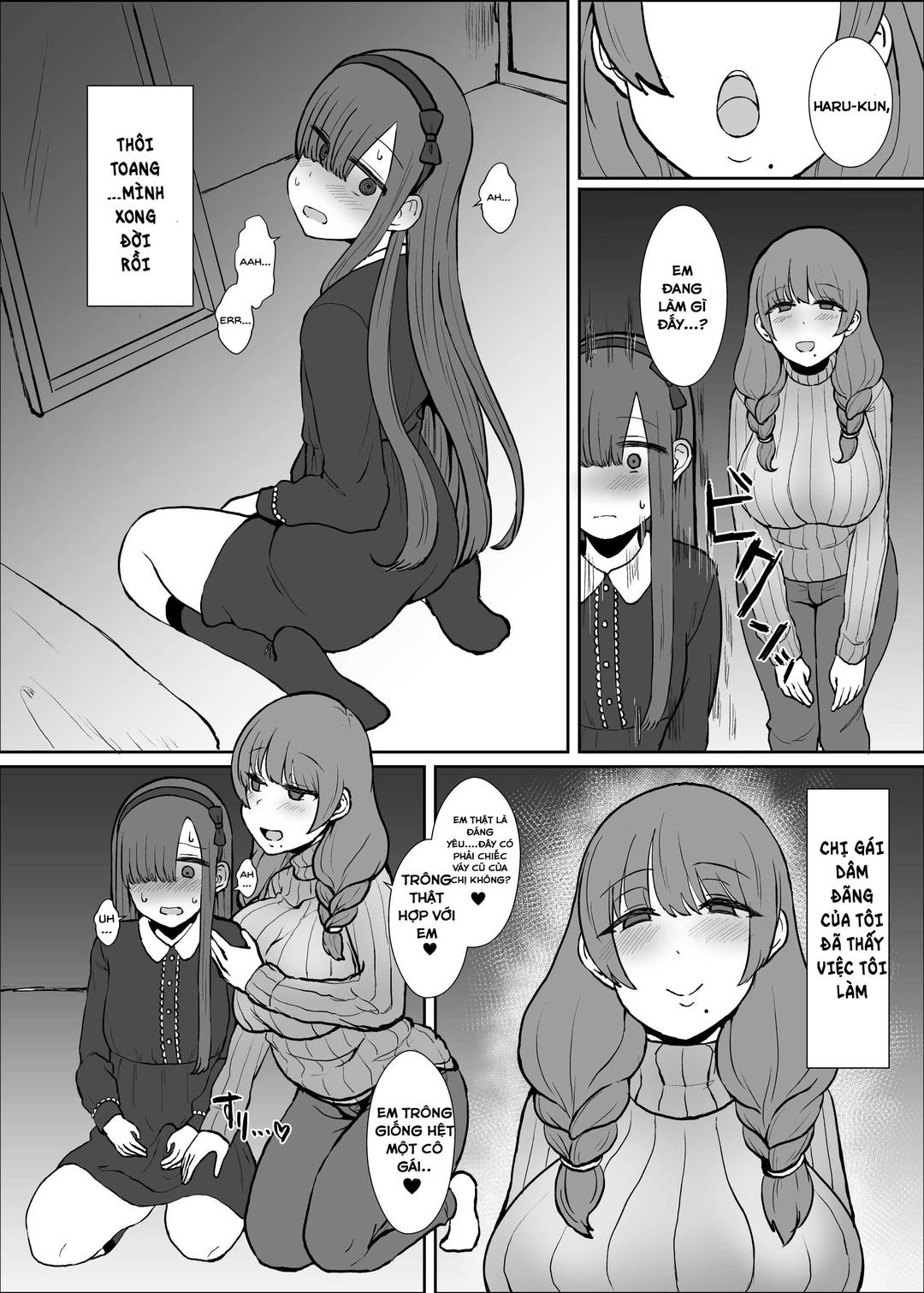 HentaiVN.net - Ảnh 9 - Phòng của chị gái - Oneshot