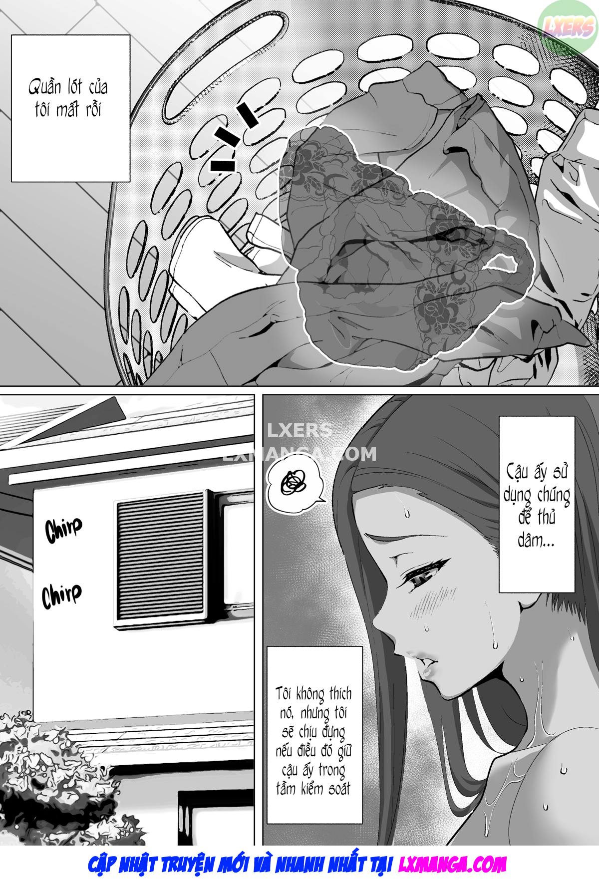 HentaiVN.net - Ảnh 9 - Mẹ kế ngực khủng giúp tôi học - Oneshot