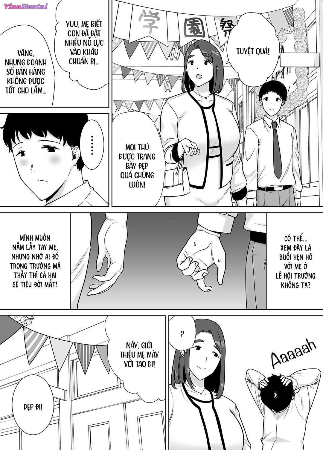 HentaiVN.net - Ảnh 9 - Mẹ chính là người tôi yêu! - Chap 7a