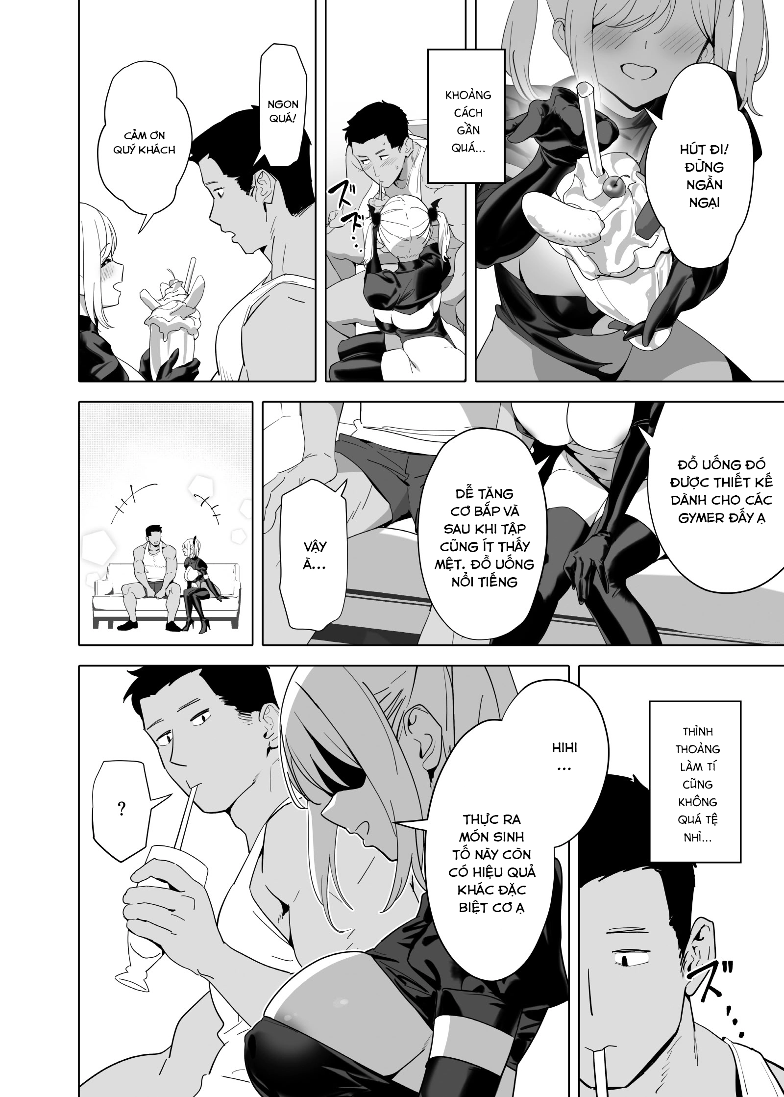 HentaiVN.net - Ảnh 9 - Cô nàng cuồng dâm và phàm ăn - Oneshot