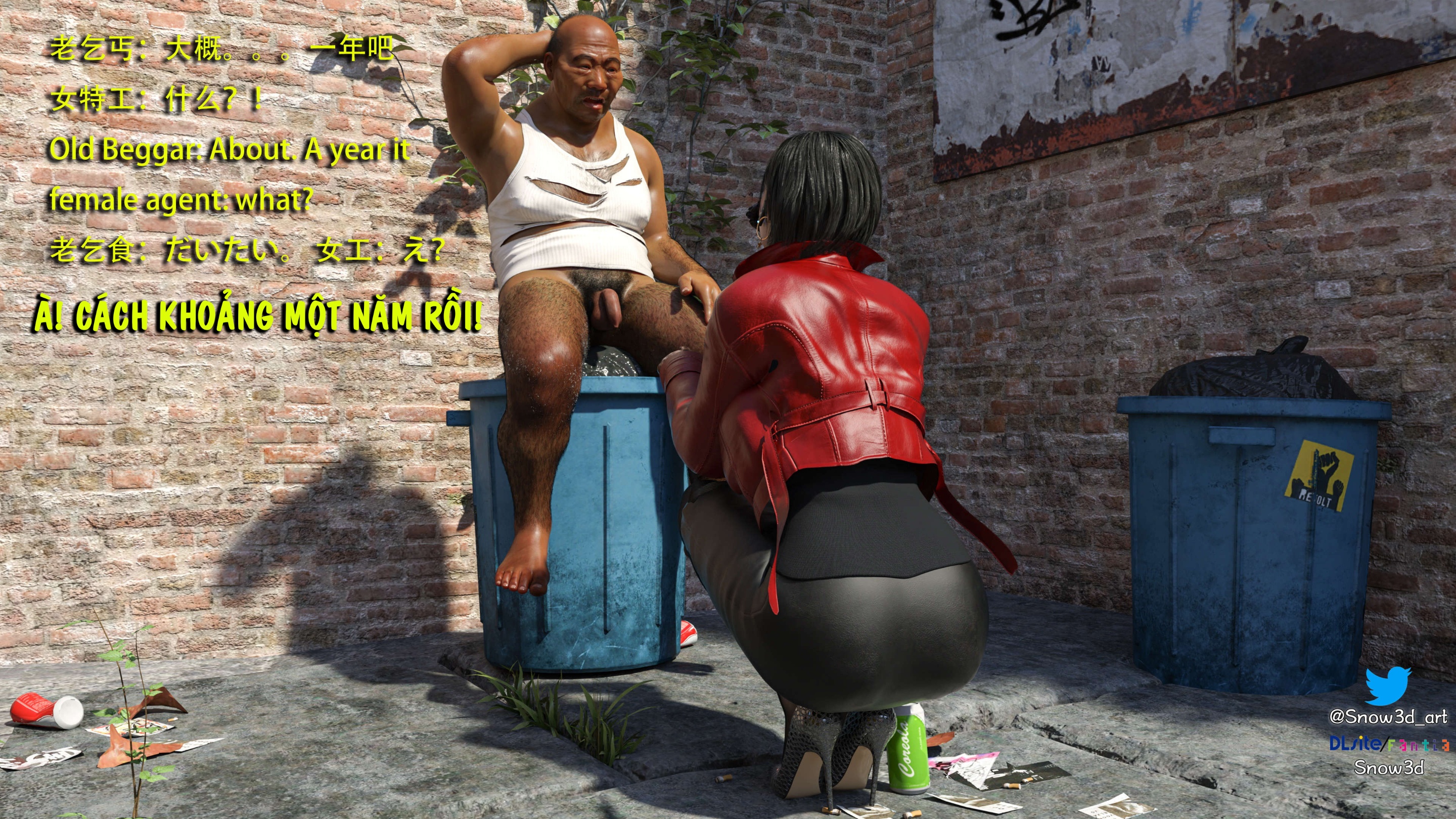 HentaiVN.net - Ảnh 80 - Ada Wong Và Kẻ Ăn Mày - Chap 1