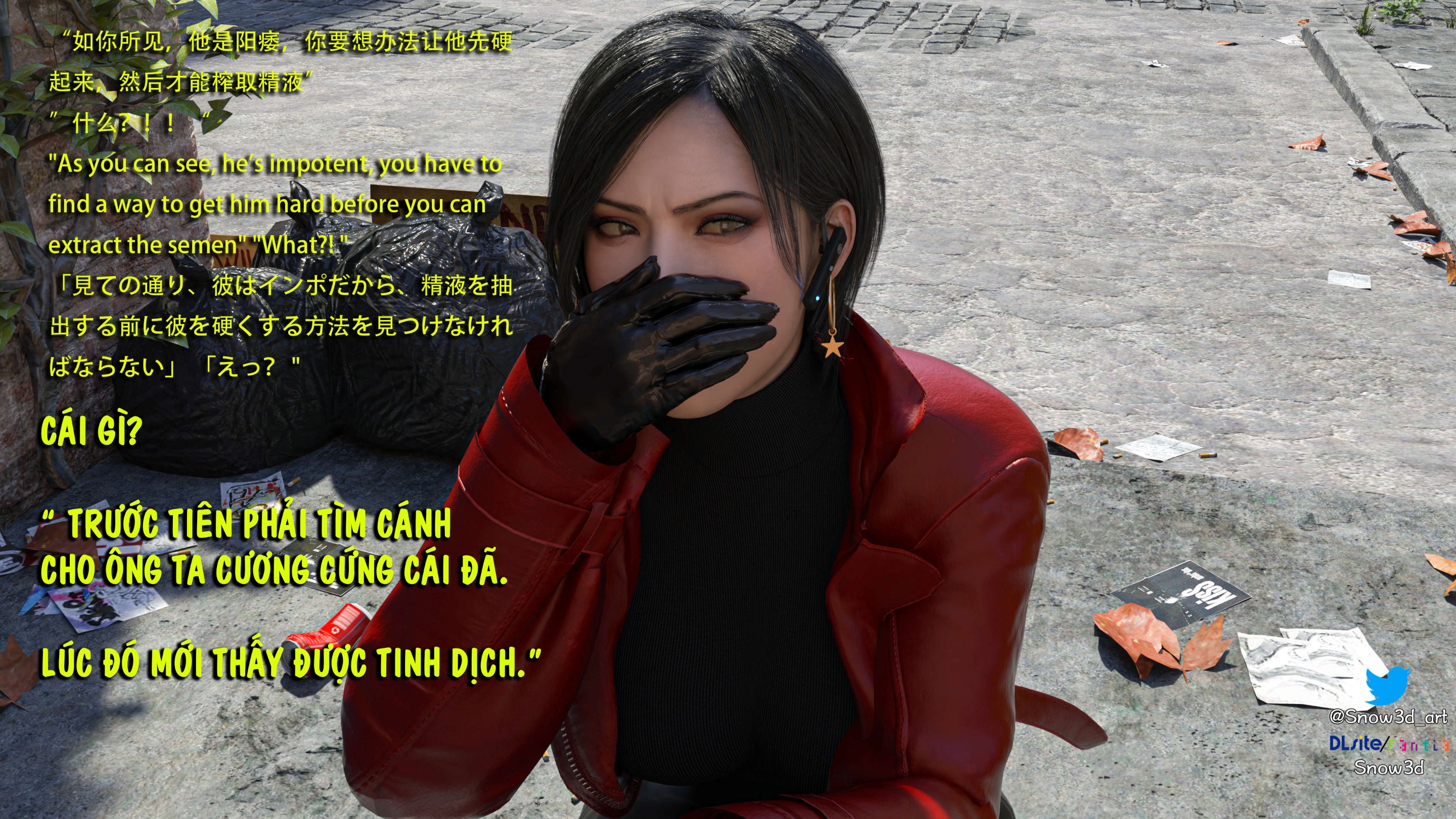 HentaiVN.net - Ảnh 81 - Ada Wong Và Kẻ Ăn Mày - Chap 1