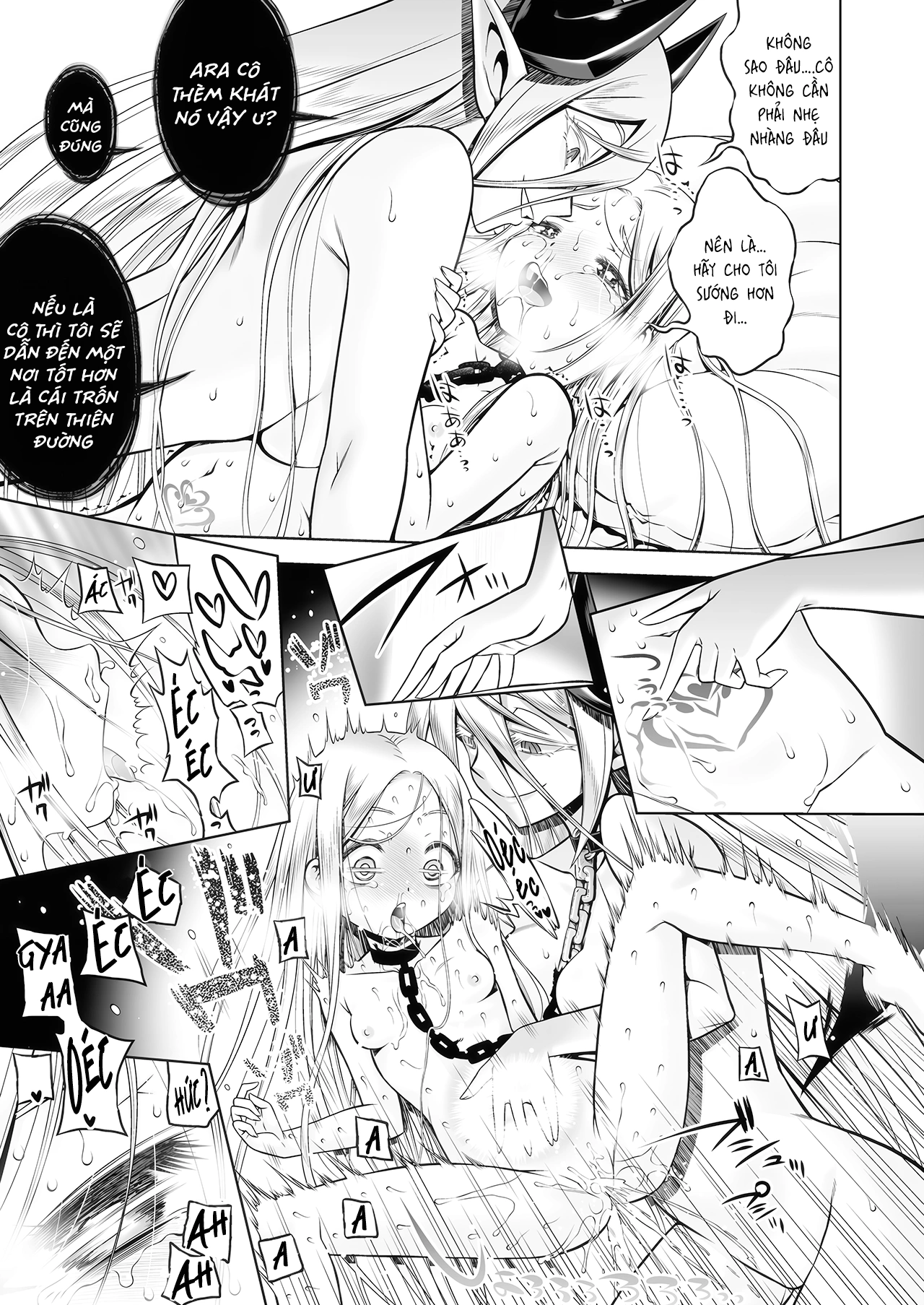 HentaiVN.net - Ảnh 81 - Đoạ Lạc Thánh Nữ Và Dâm Yêu - Chap 2: 82 Trang Bùng Lổ