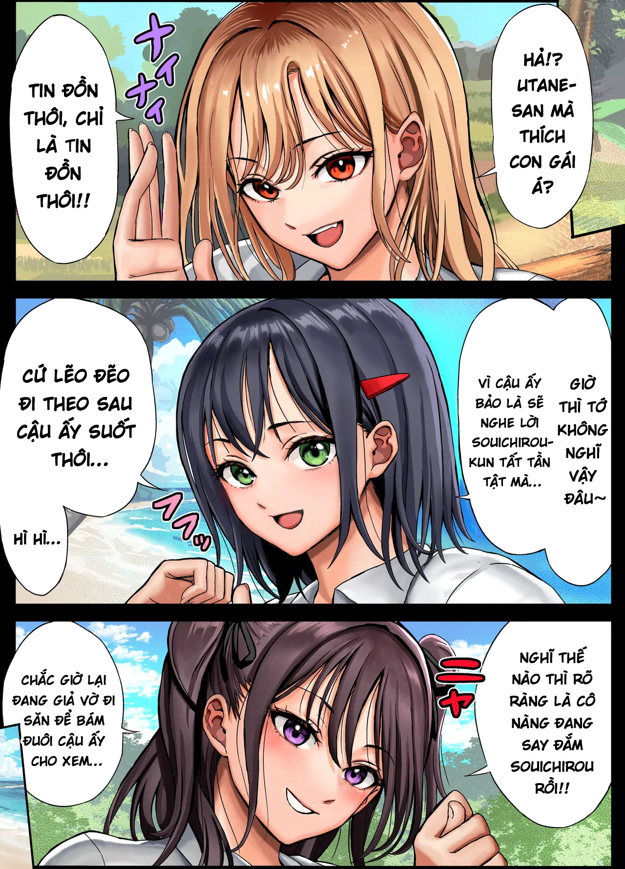 HentaiVN.net - Ảnh 85 - Mujintou Sounans Harem [無人島遭難ハーレム] - Chap 2